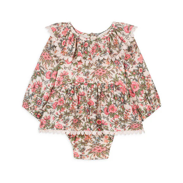 Louise Misha Ivory Enchanted Fields India Romper