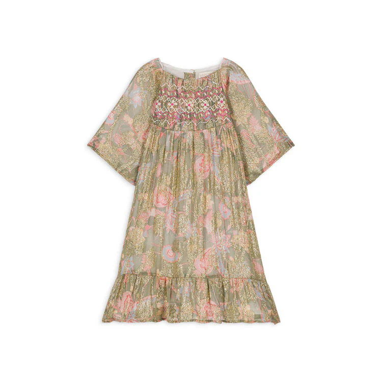 Louise Misha Khaki Wild Bouquet Olivina Dress
