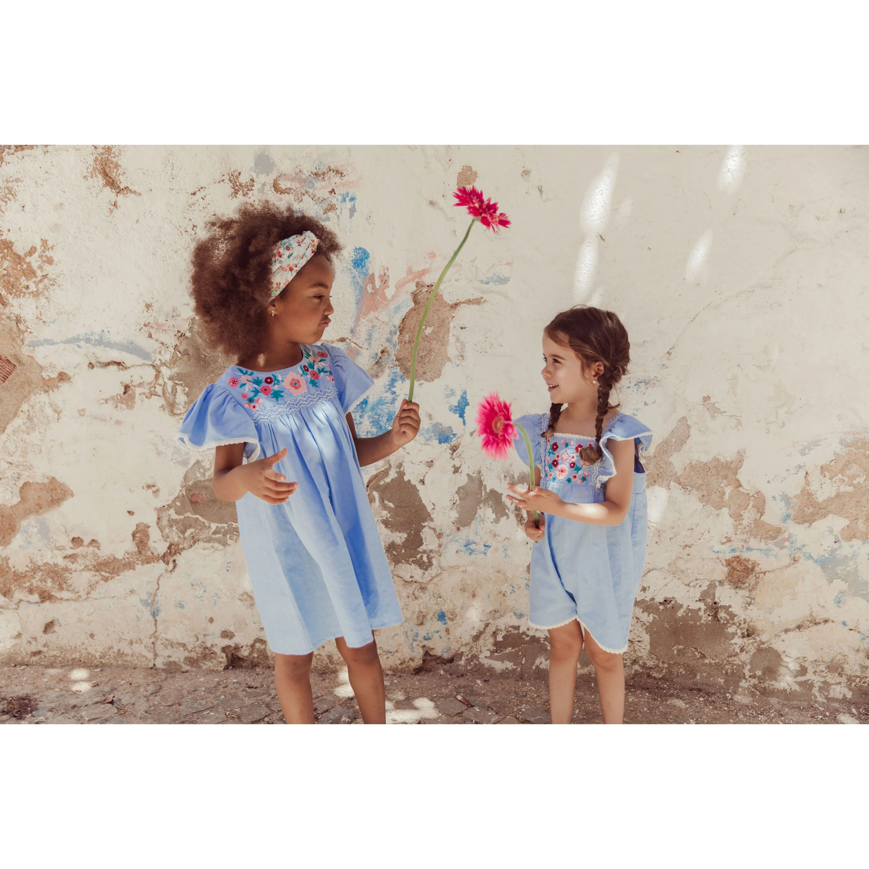 Louise Misha Light Blue Anna Dress - Image 2