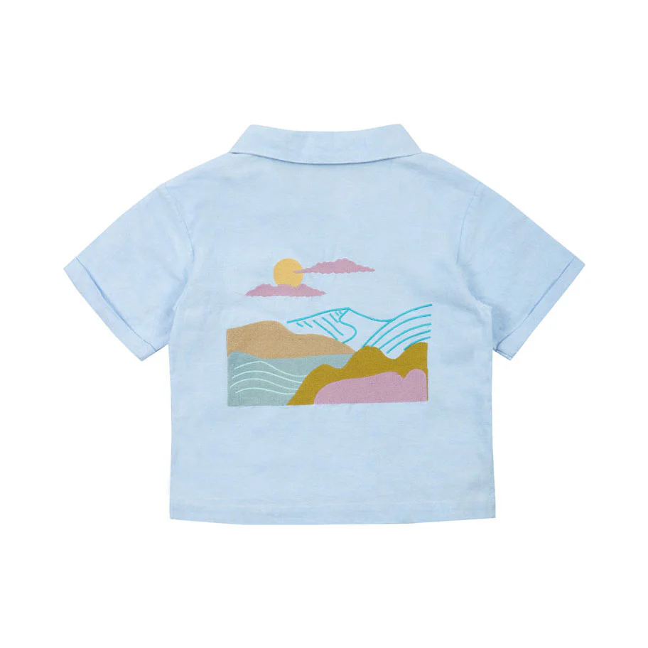 Louise Misha Light Blue Lov Shirt - Image 5
