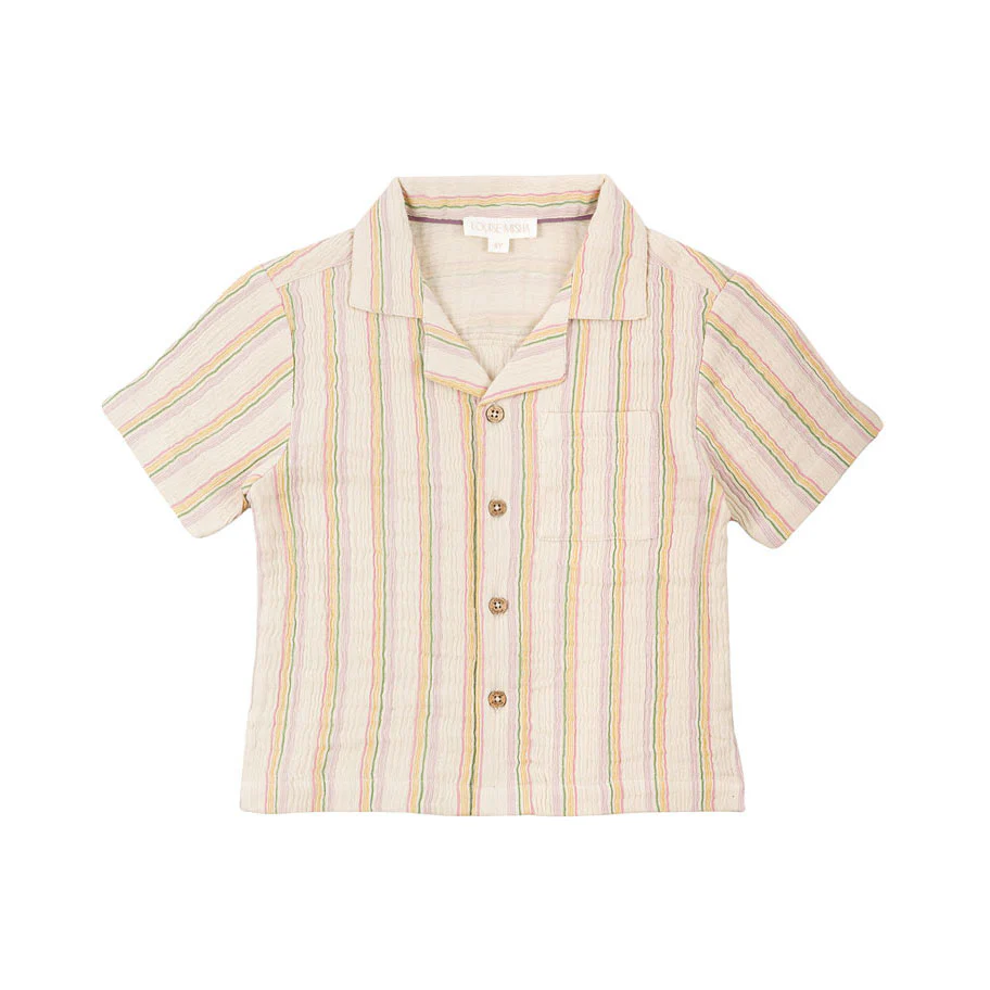 Louise Misha Multicolor Rainbow Lines Alov Shirt