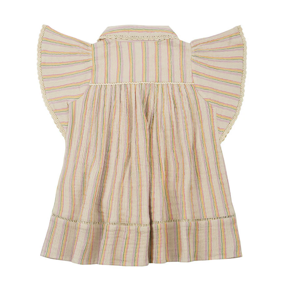 Louise Misha Multicolor Rainbow Lines Marla Dress - Image 6
