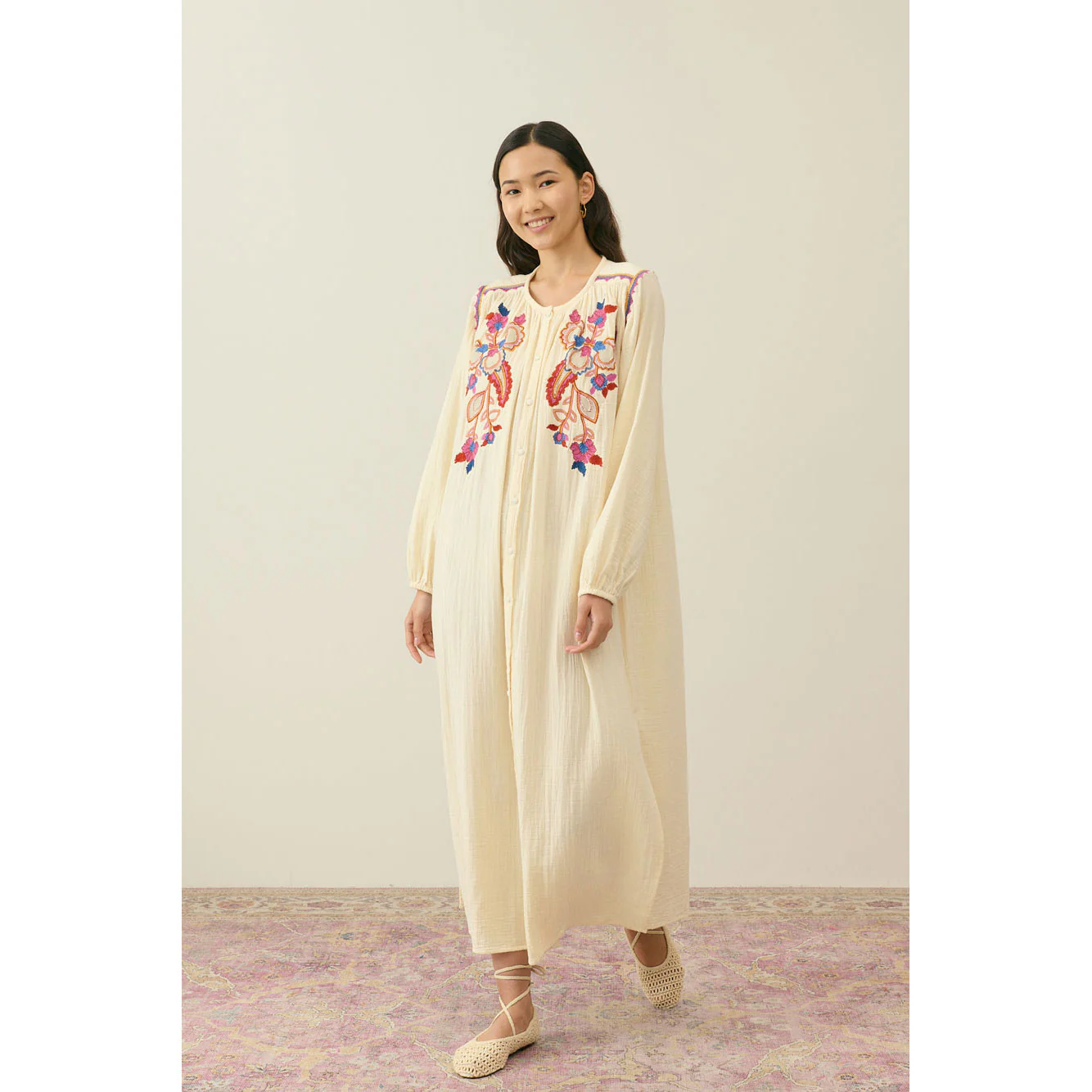 Louise Misha Natural Djinalia Women Dress - Image 3
