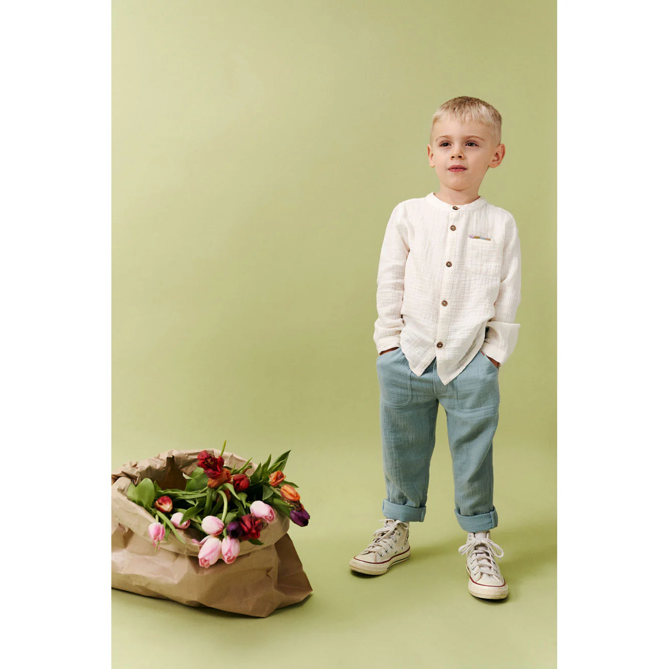Louise Misha Off White Amod Shirt - Image 3