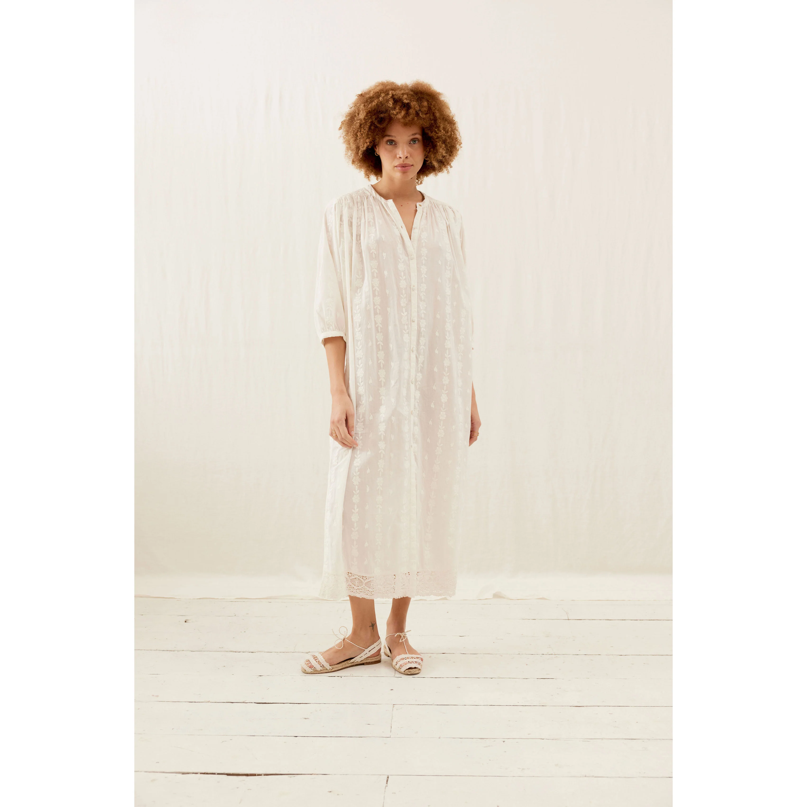 Louise Misha Off White Palina Dress - Image 3