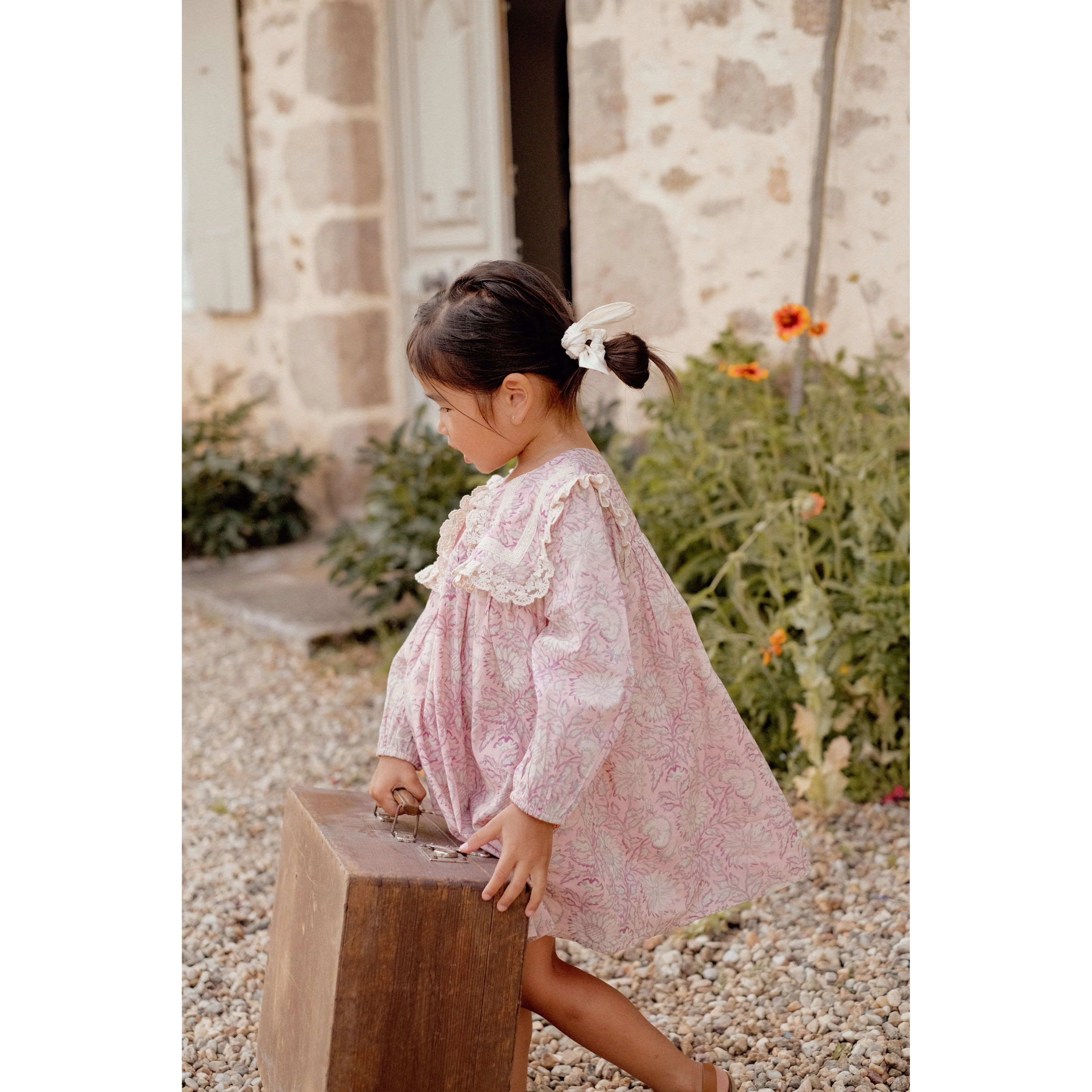 Louise Misha Pink Daisy Garden Arinola Dress - Image 2