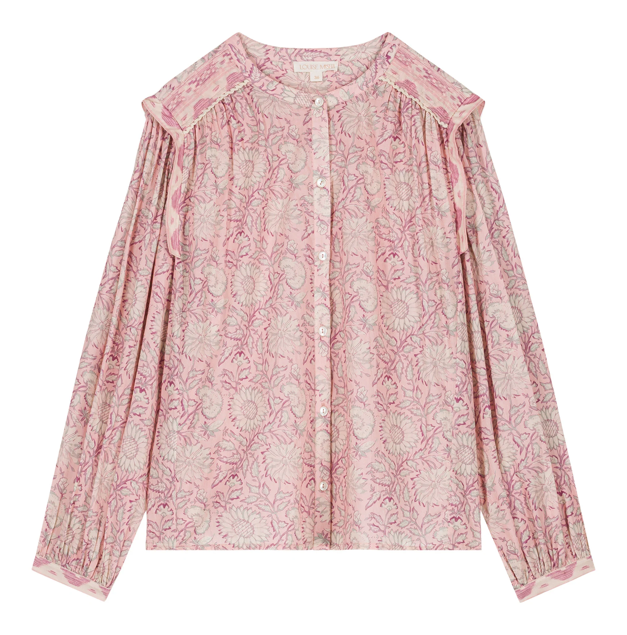 Louise Misha Pink Daisy Garden Jane Shirt
