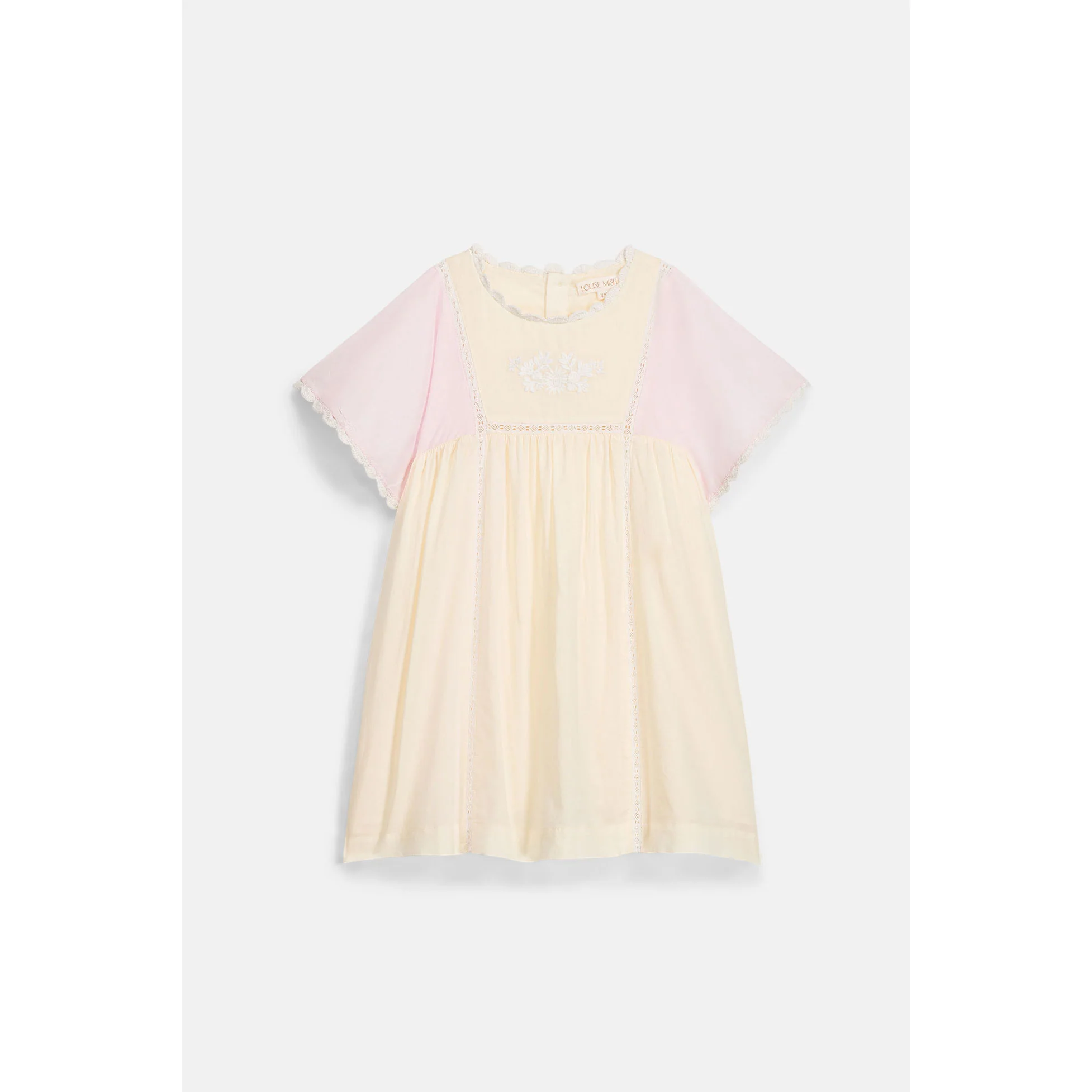 Louise Misha Pink  Yellow Aurora Dress