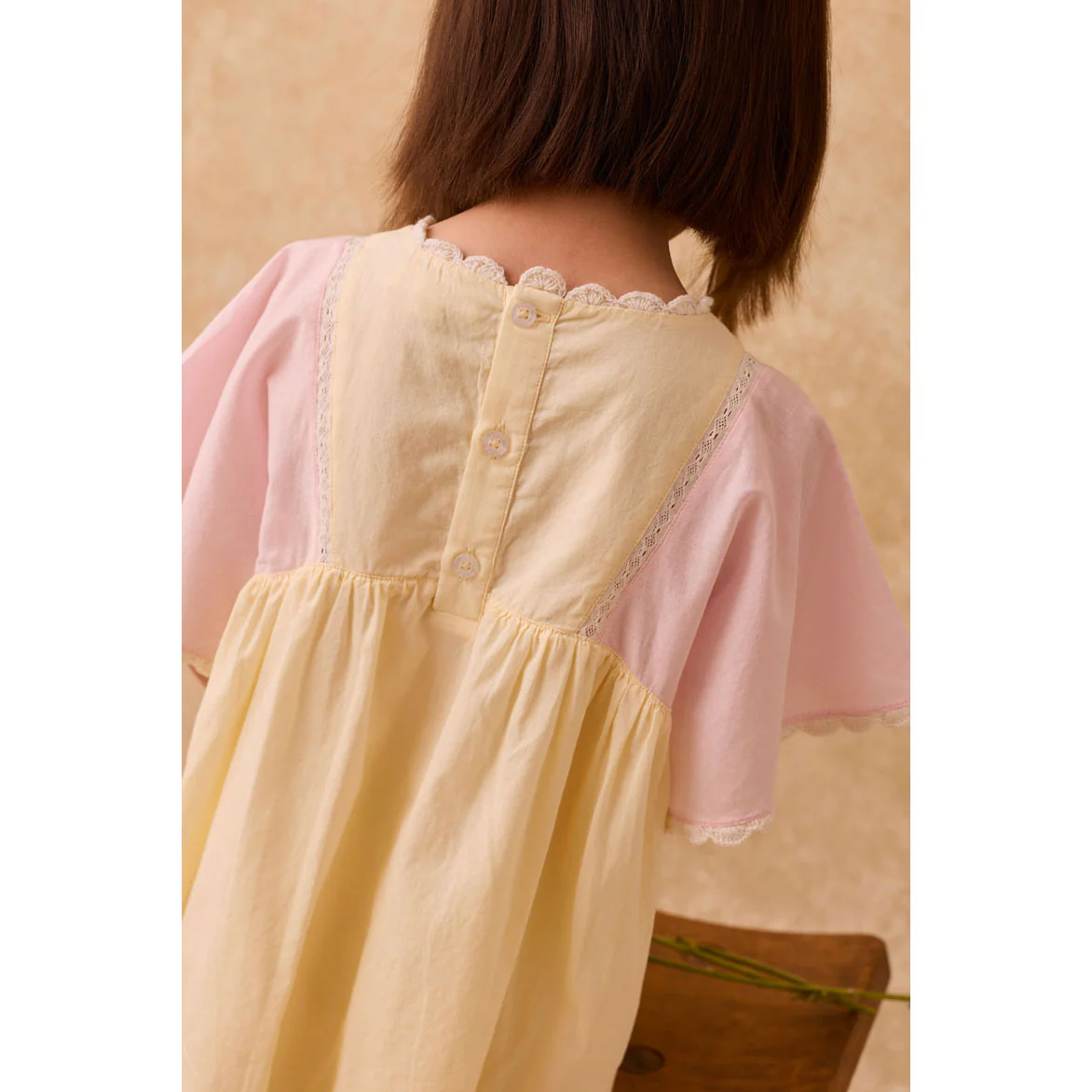 Louise Misha Pink  Yellow Aurora Dress - Image 5