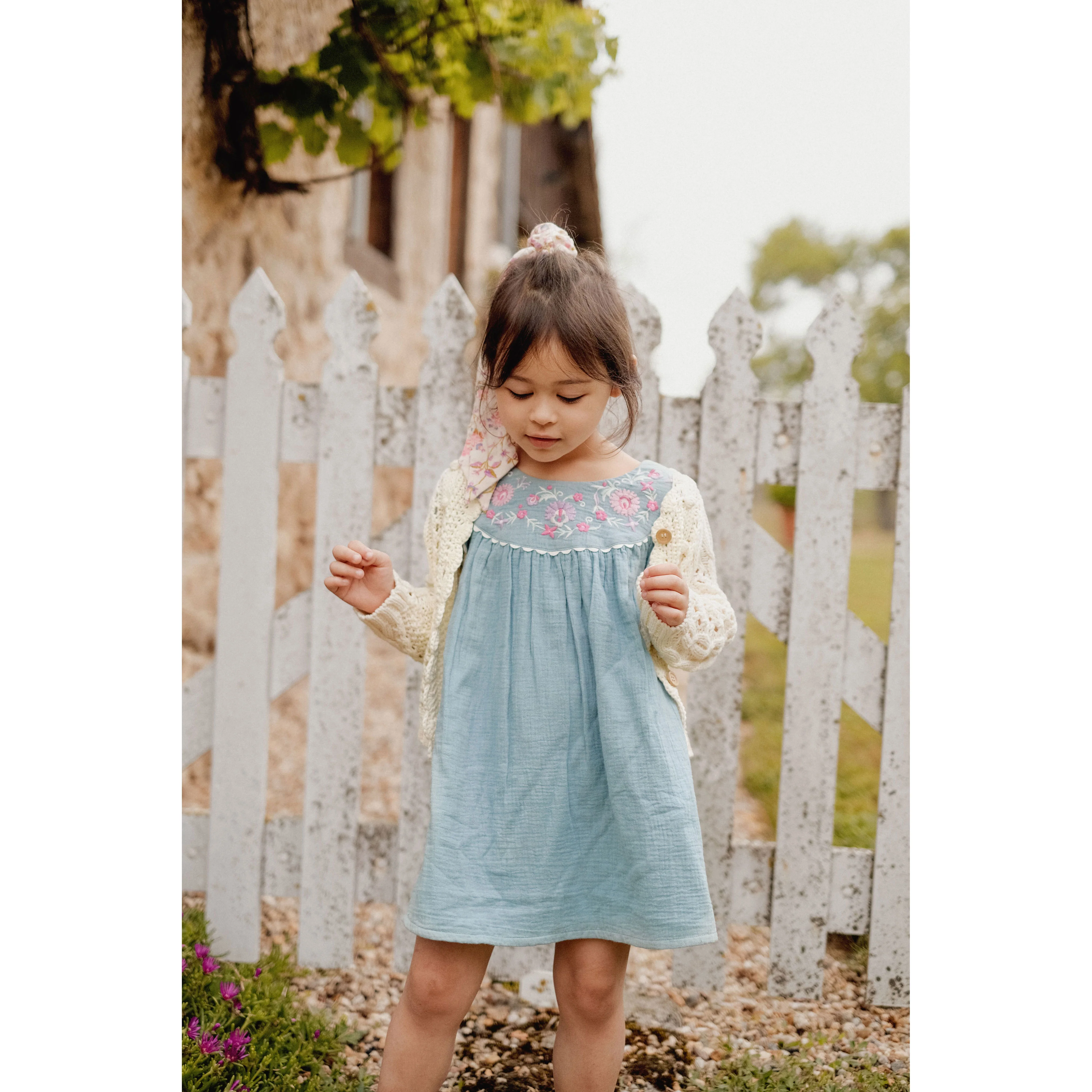 Louise Misha Stone Blue Aria Dress - Image 2