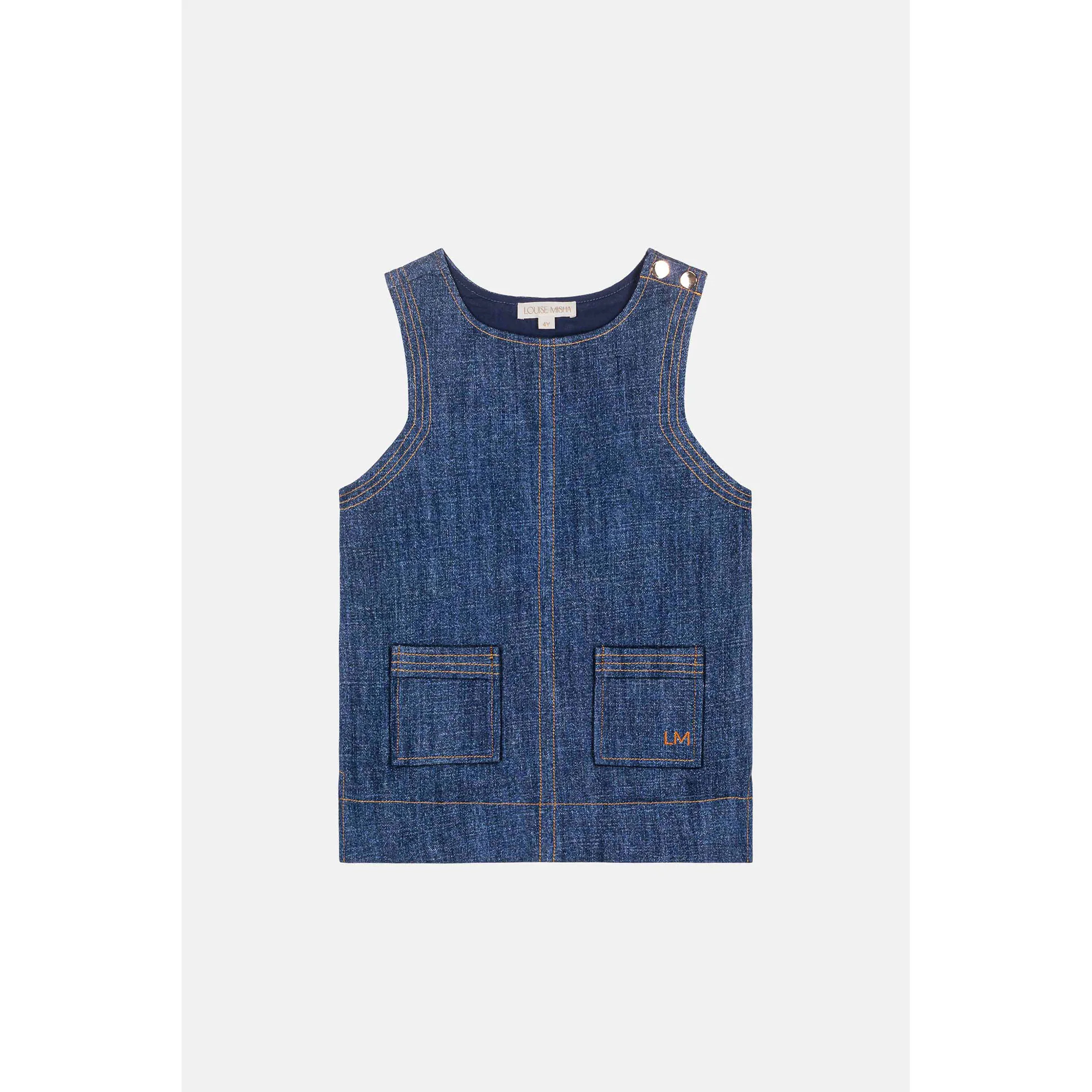Louise Misha Stone Blue Farah Dress