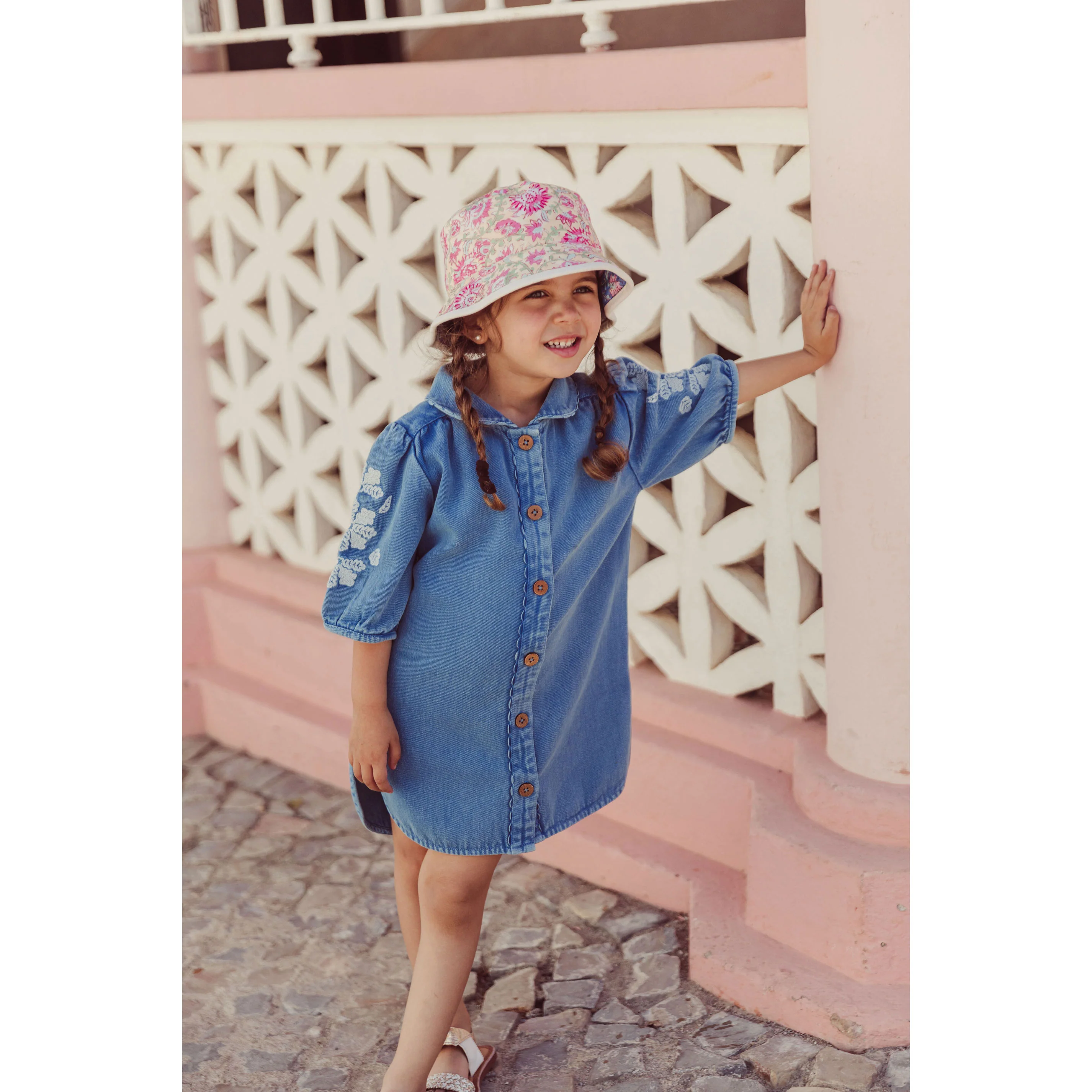 Louise Misha Stone Blue Inala Dress - Image 2