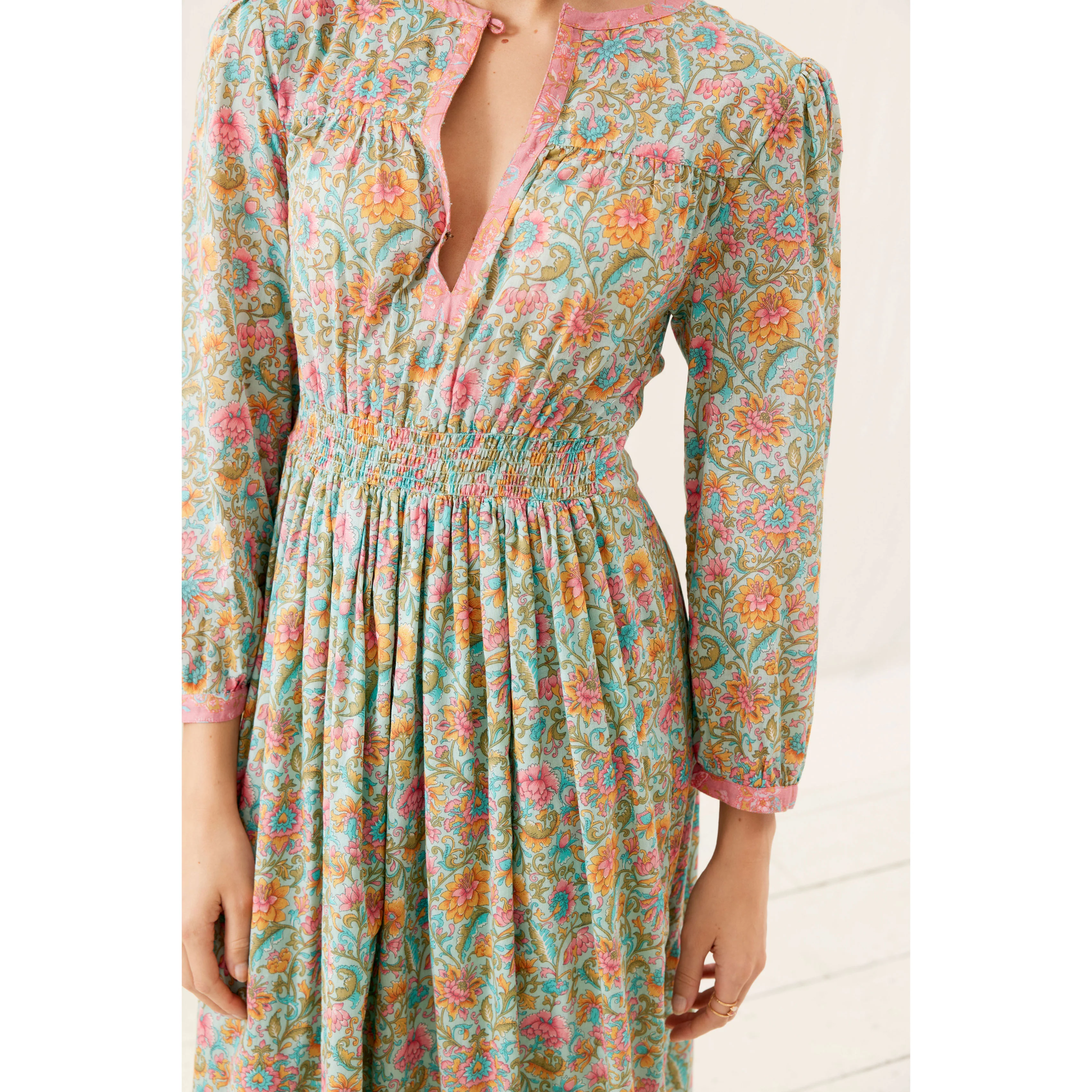 Louise Misha Water Riverside Flowers Diane Dress - Image 4