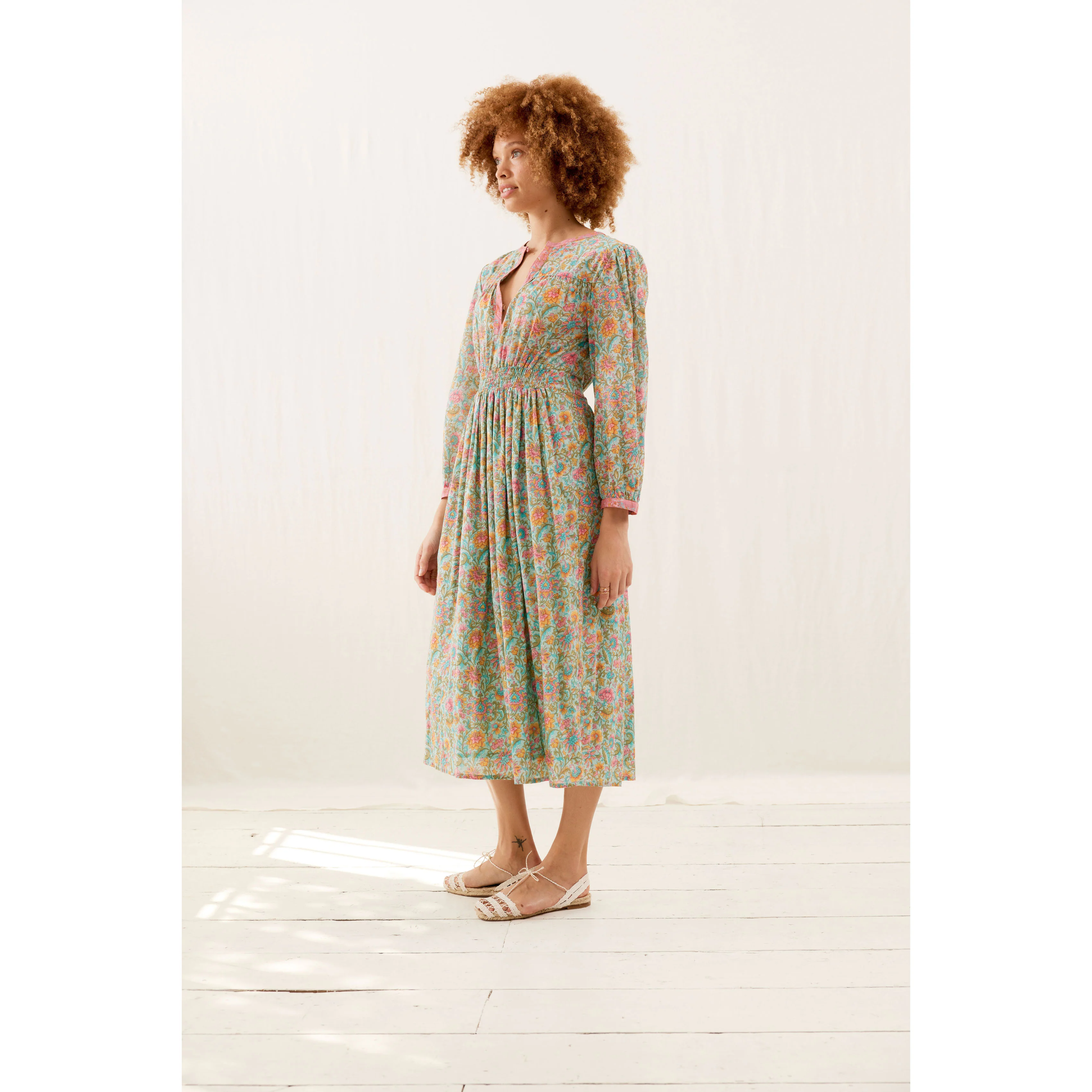 Louise Misha Water Riverside Flowers Diane Dress - Image 5