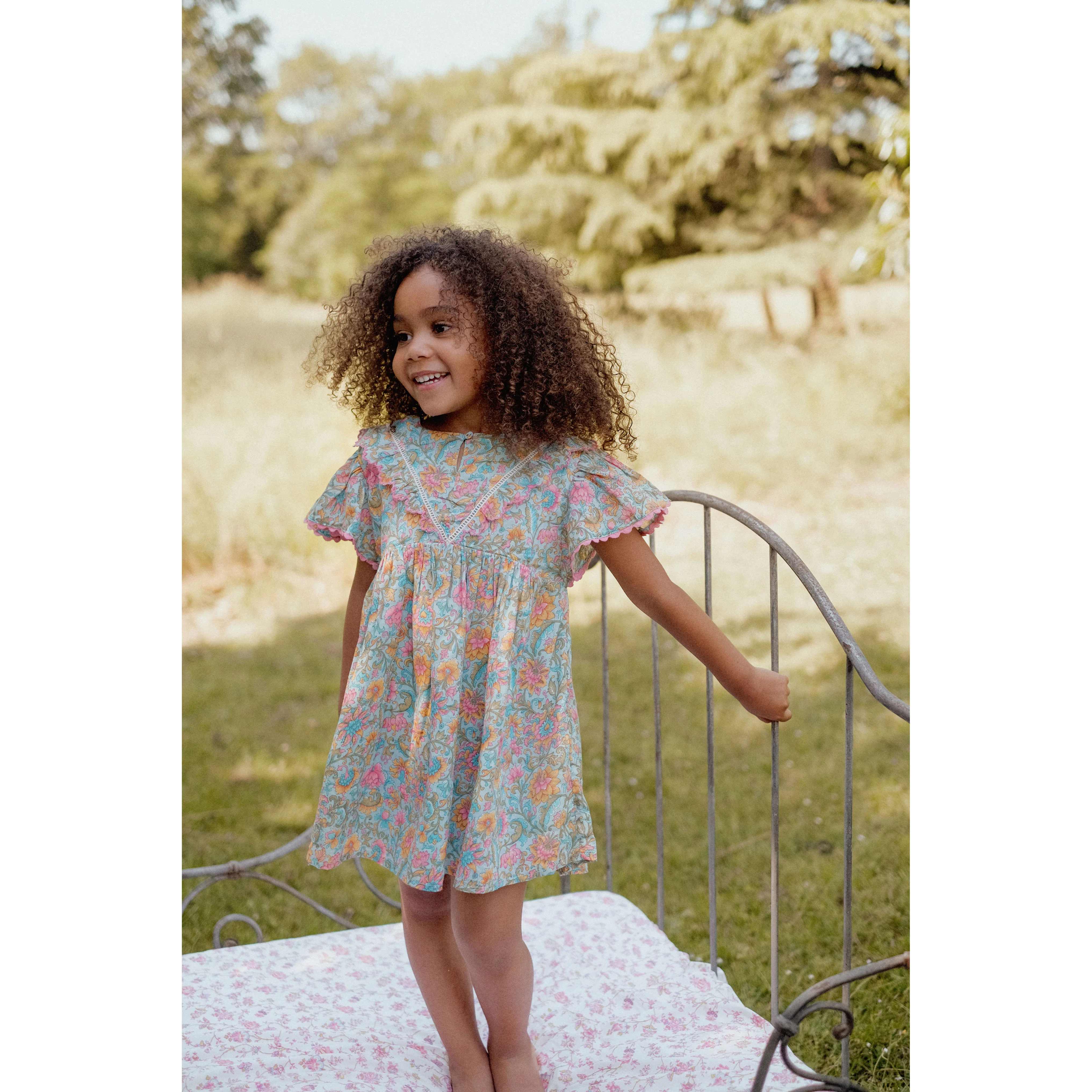 Louise Misha Water Riverside Flowers Siloe Dress - Image 2