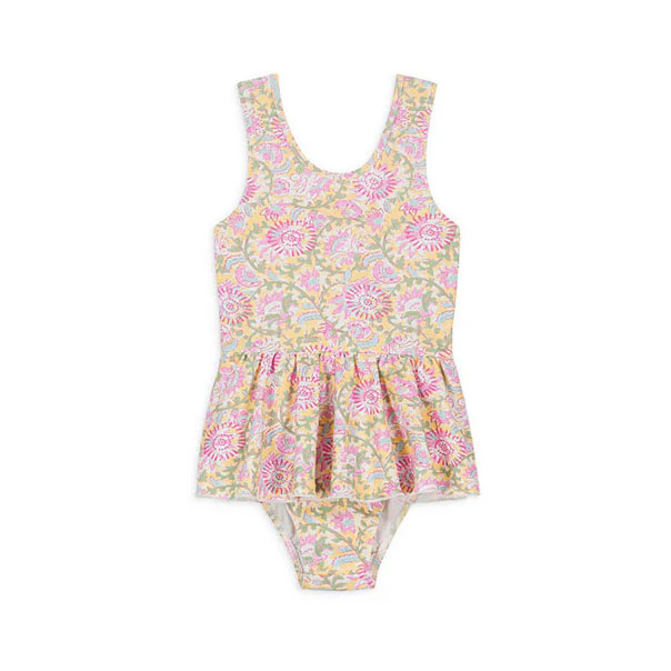 Louise Misha Yellow Capri Cove Kalinda Bathing Suit