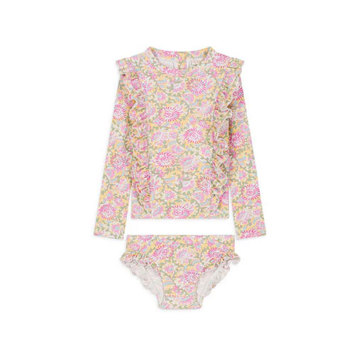 Louise Misha Yellow Capri Cove Yanika Bathing Set