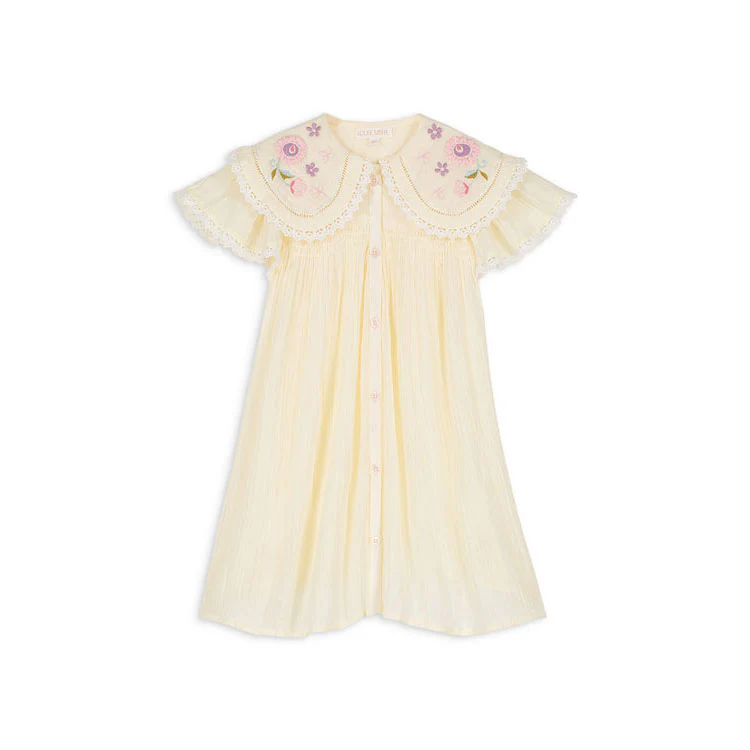 Louise Misha Yellow Nalina Dress