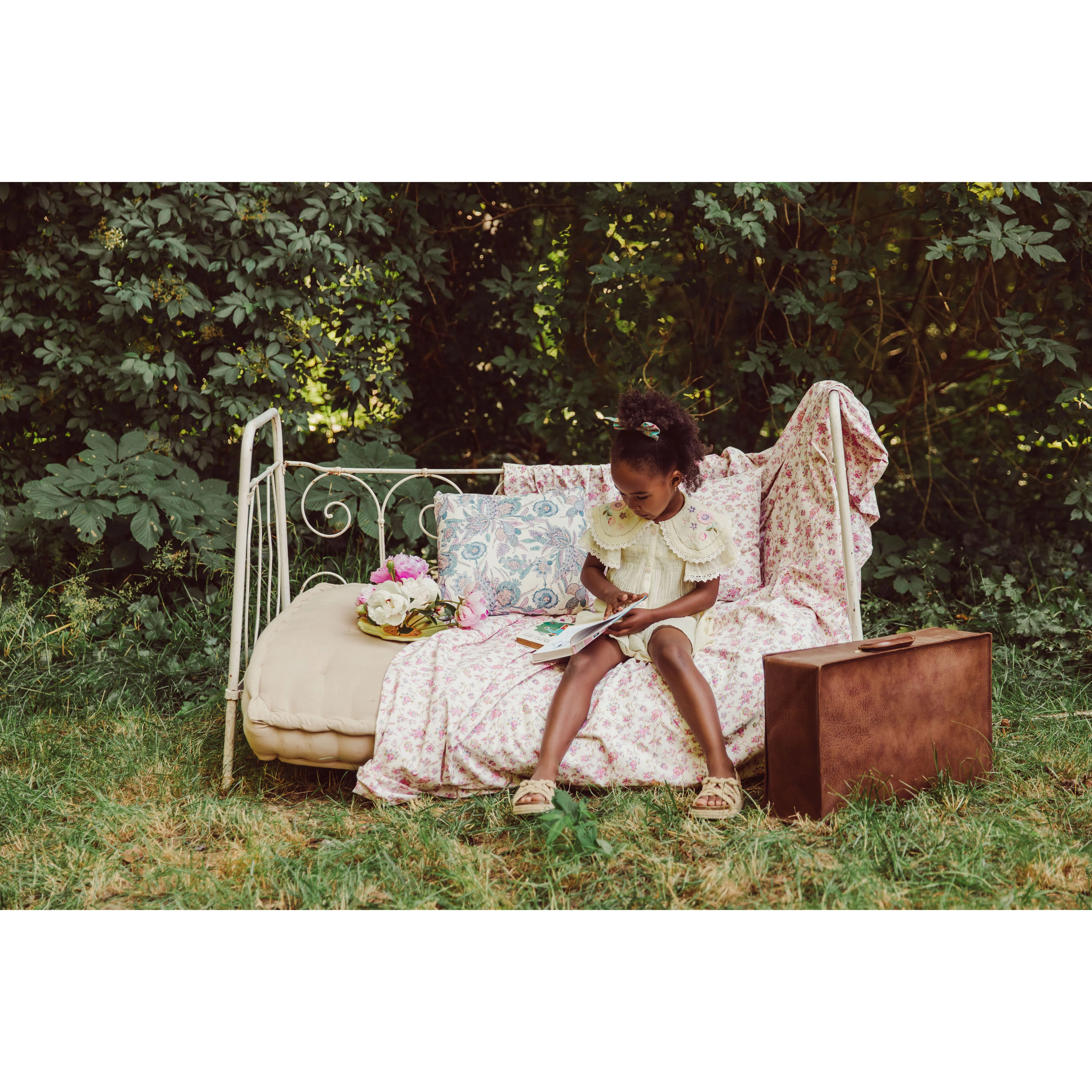 Louise Misha Yellow Nalina Dress - Image 3