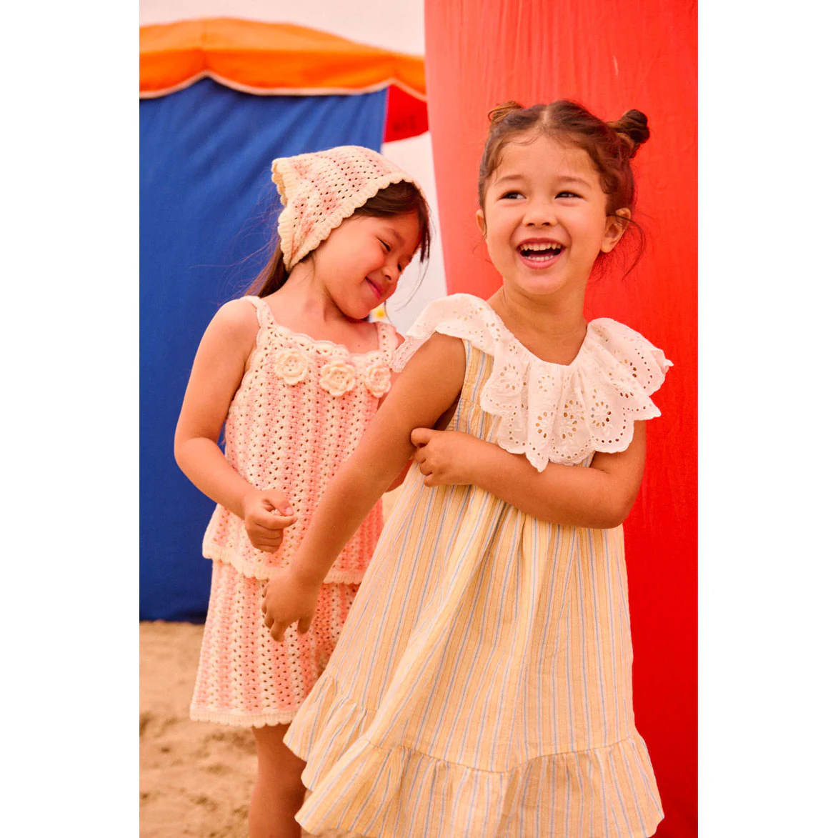 Louise Misha Yellow Sunny Stripes Danya Dress - Image 2