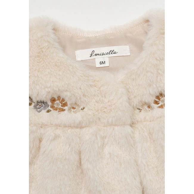 Louisiella Baby Regina Fur Vest - Image 3
