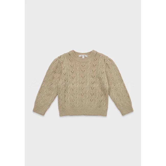 Louisiella Beige Benicilla Knit Pullover