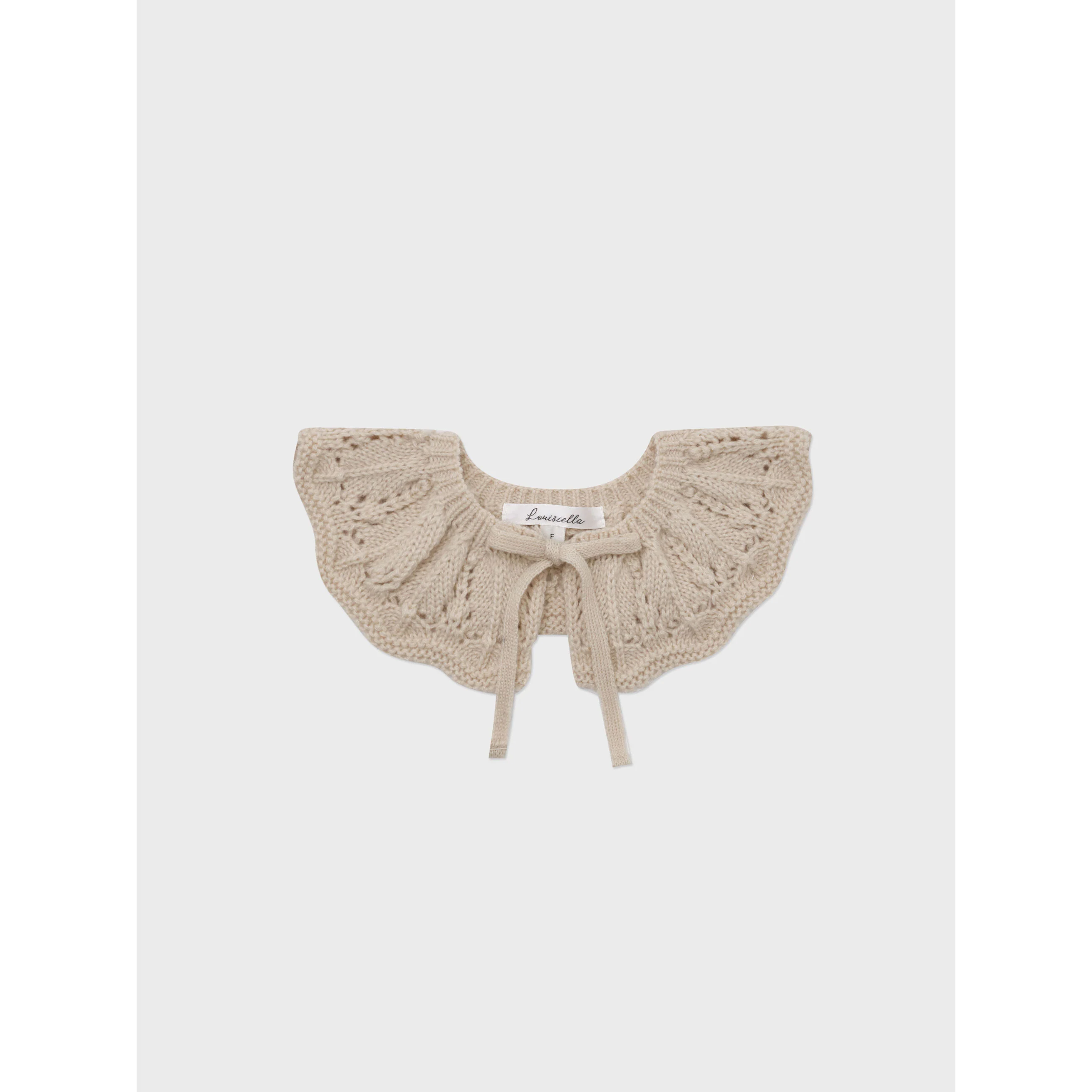 Louisiella Beige Libre Knit Collar