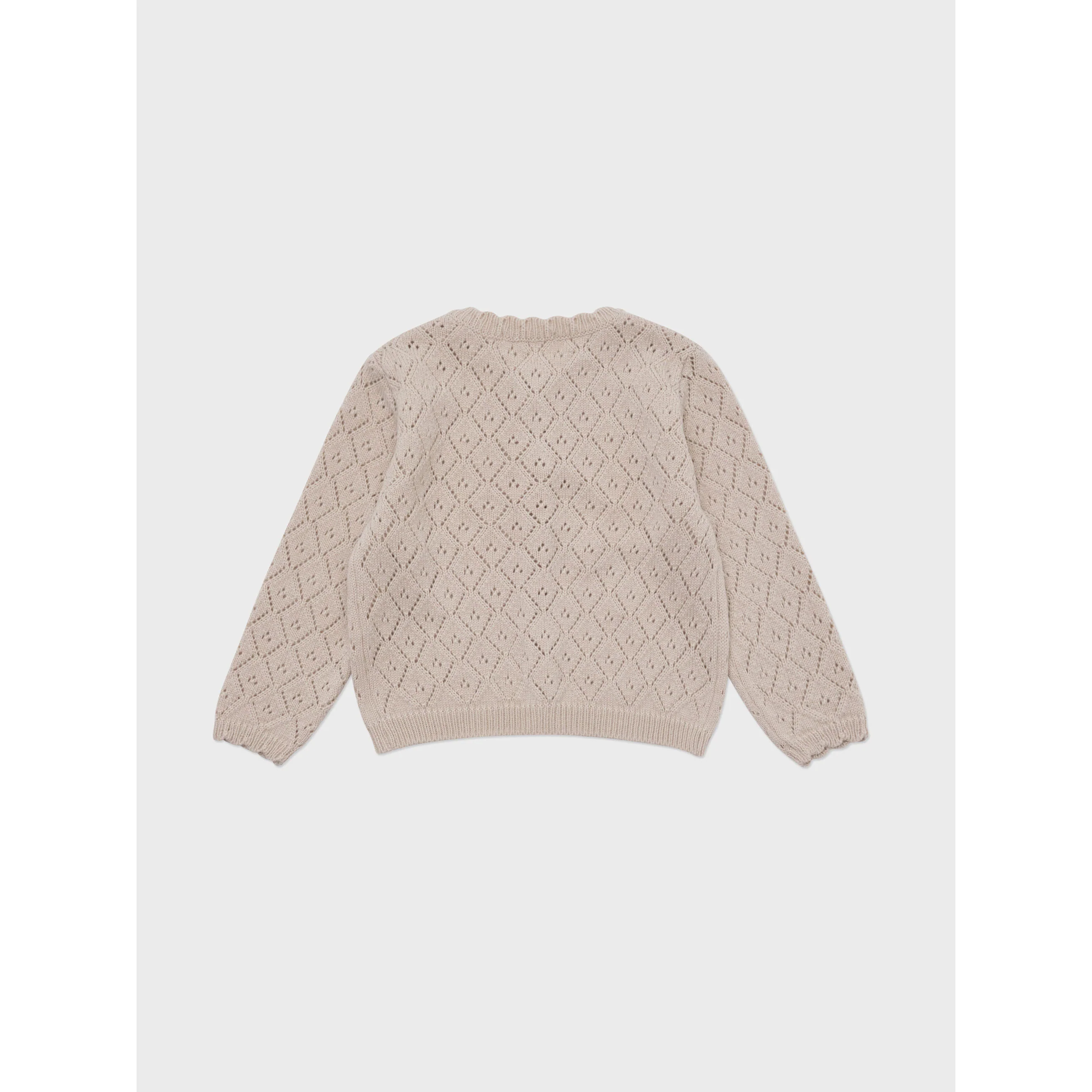 Louisiella Beige Perry Knit Cardigan - Image 3
