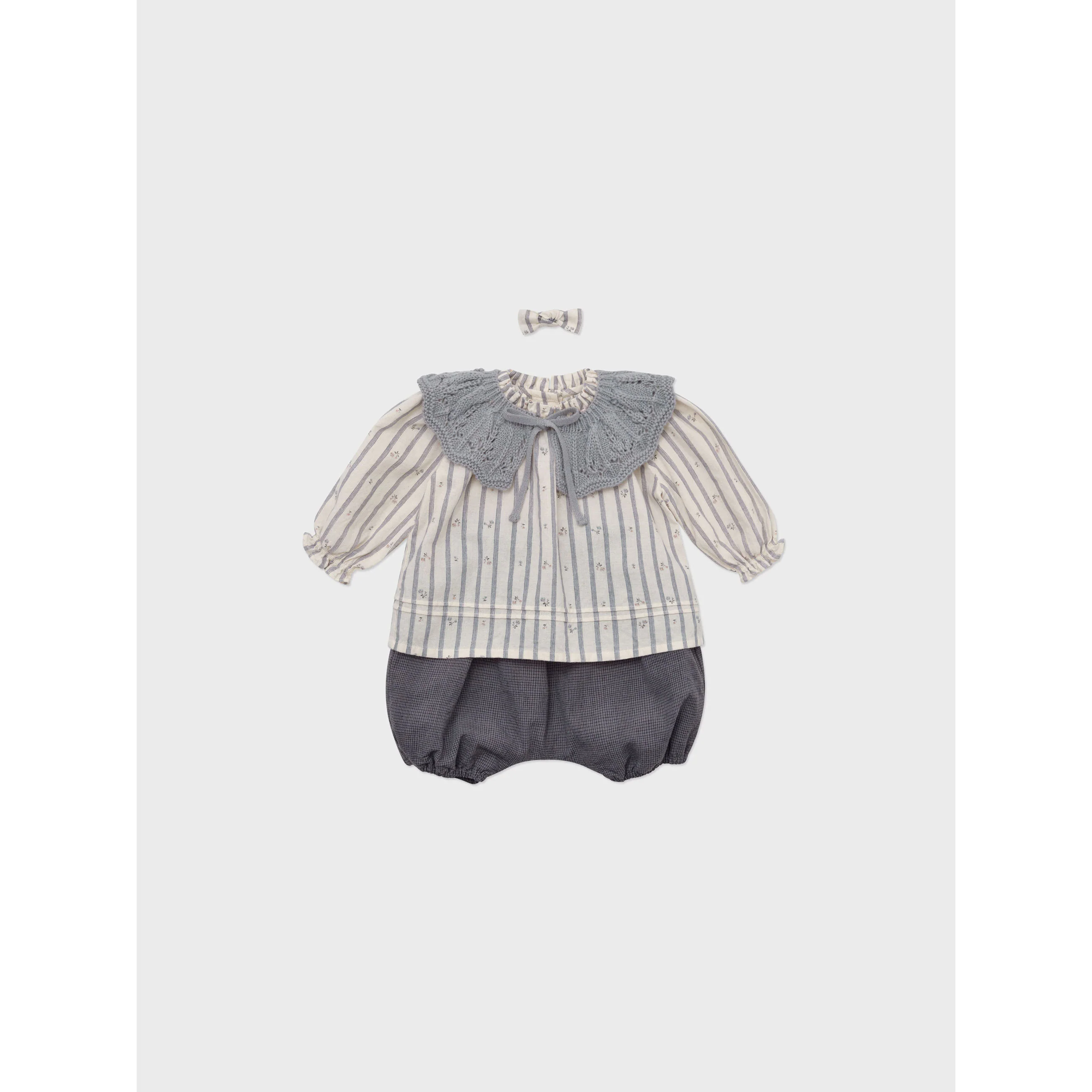 Louisiella Blue Libre Knit Collar - Image 3