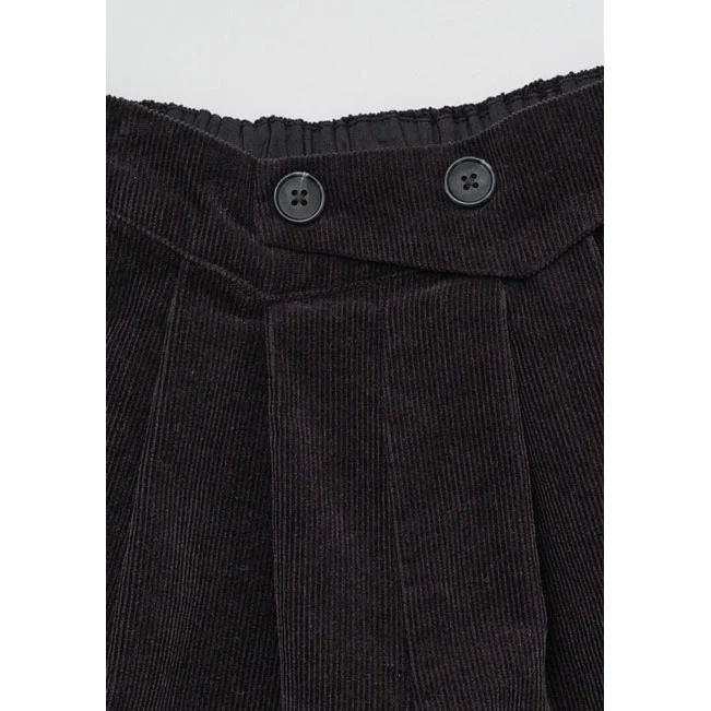 Louisiella Charcoal Ganaelle Corduroy Pants - Image 4