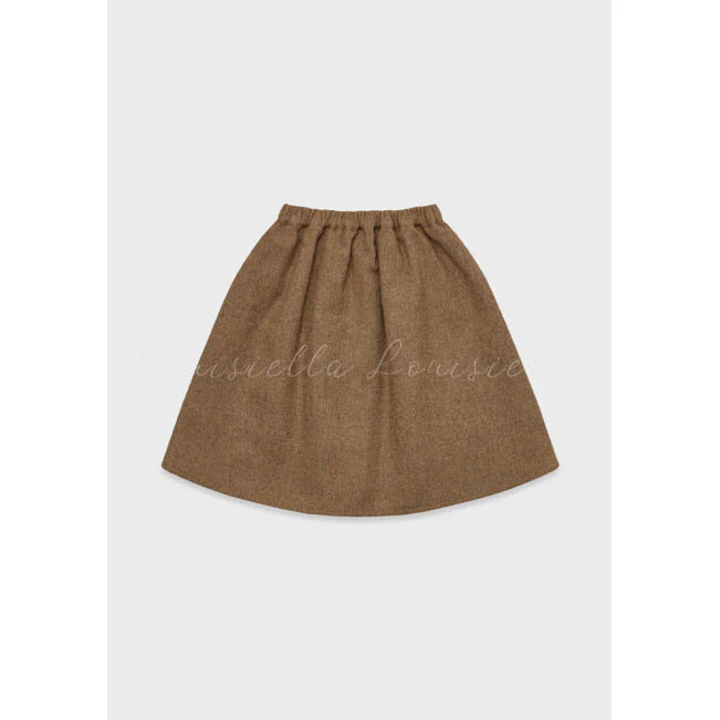 Louisiella Deep Beige Adel Skirt - Image 3