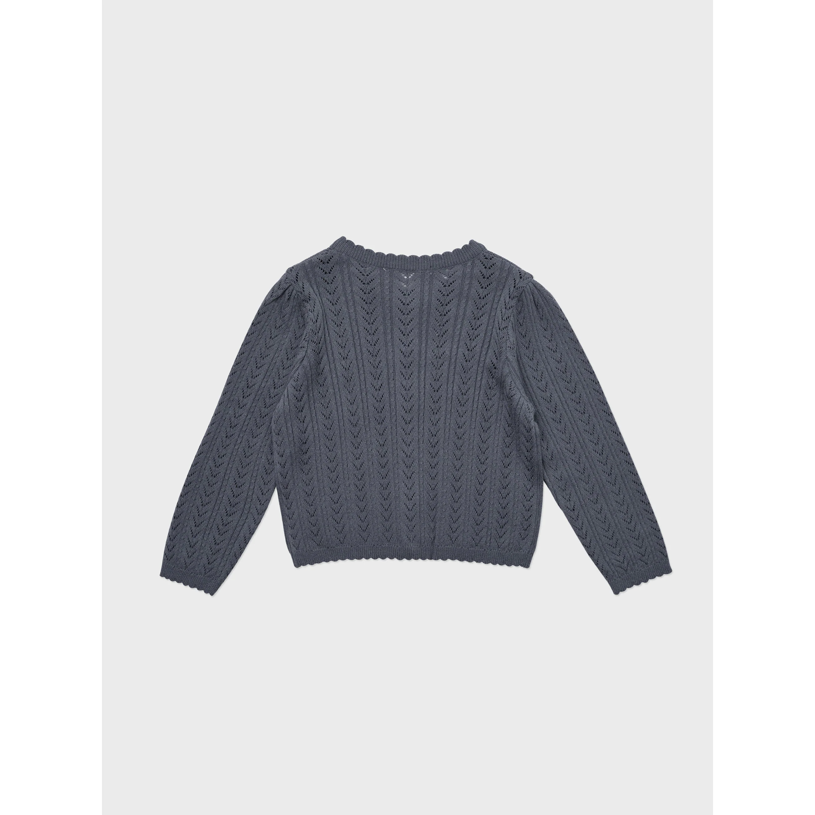 Louisiella Deep Blue Kelsea Knit Cardigan - Image 3