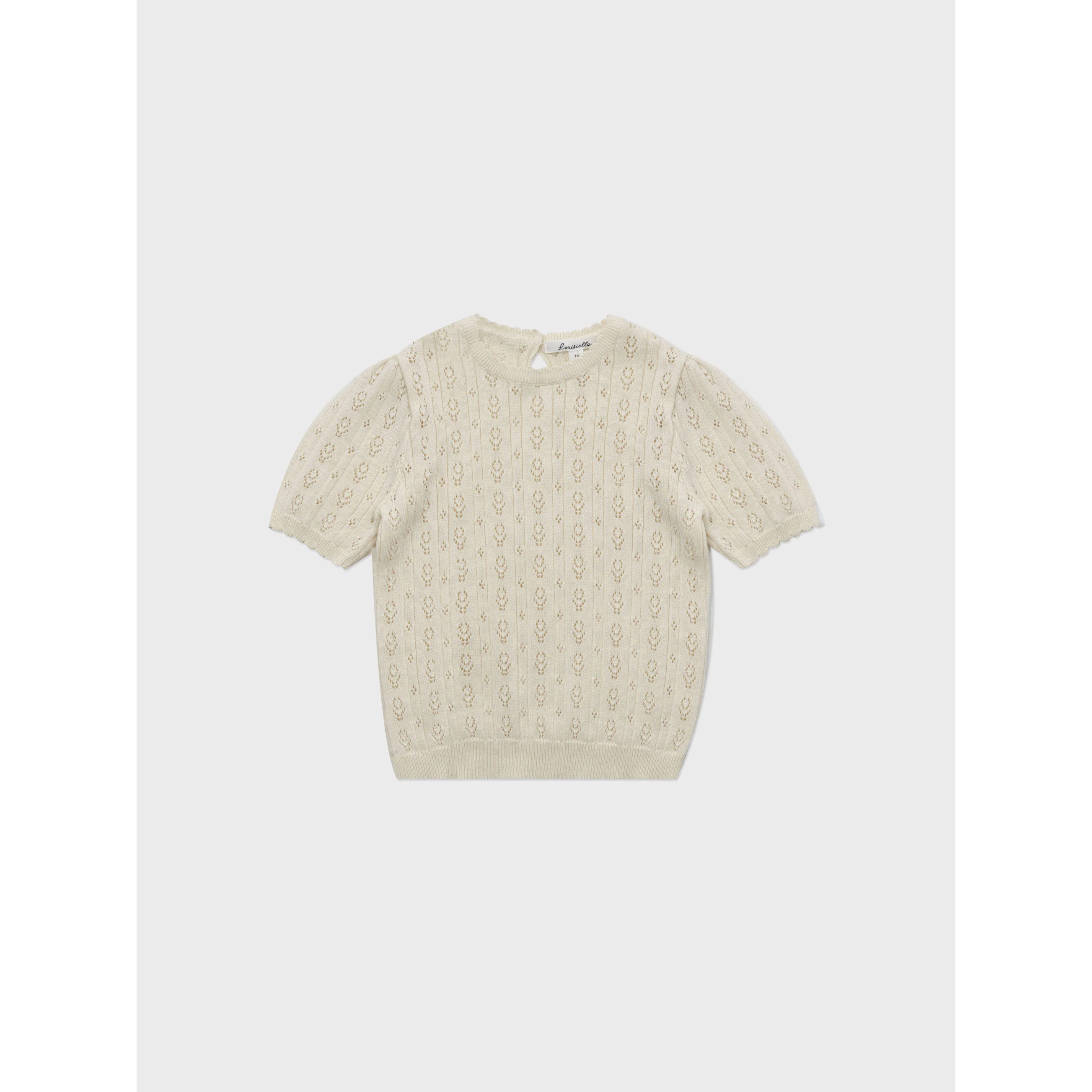 Louisiella Ecru Bron Knit Pullover