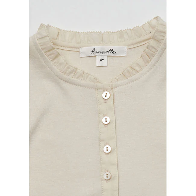 Louisiella Ecru Vania T-Shirt - Image 3