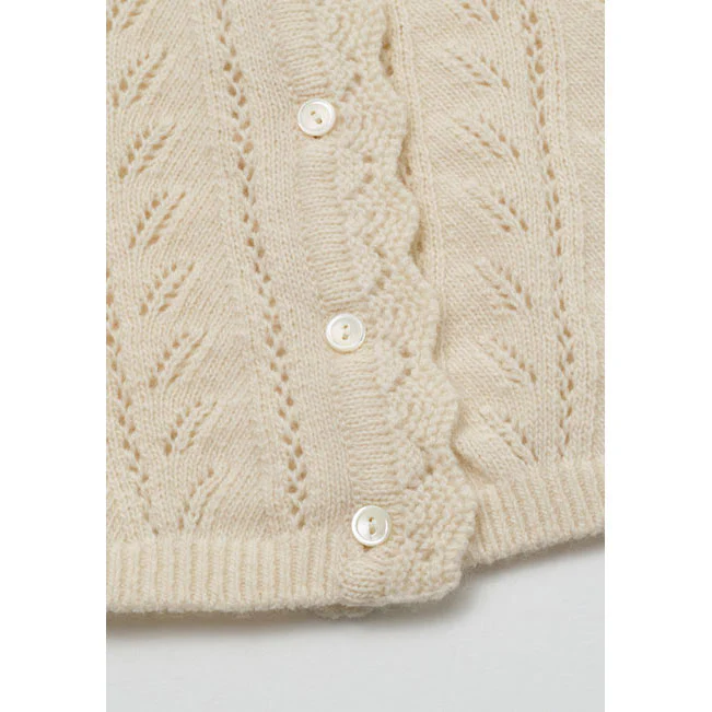 Louisiella Ivory Abbie Knit Cardigan - Image 5