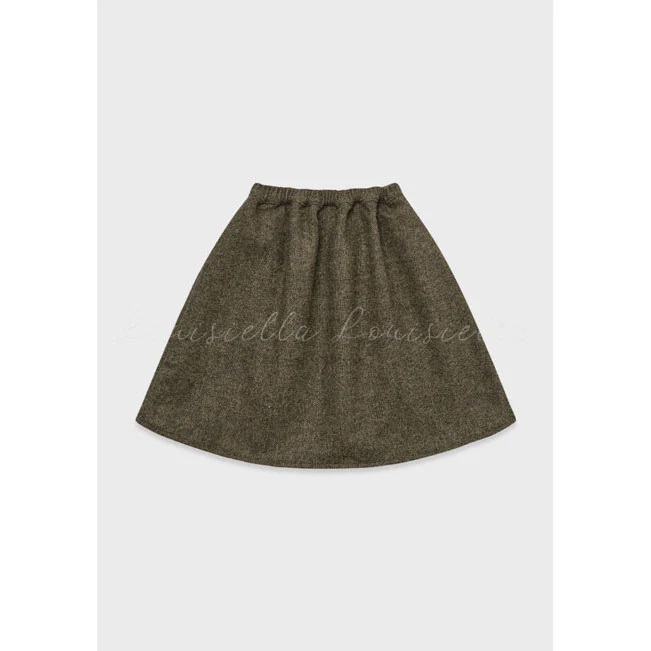 Louisiella Khaki Gray Adel Skirt - Image 3