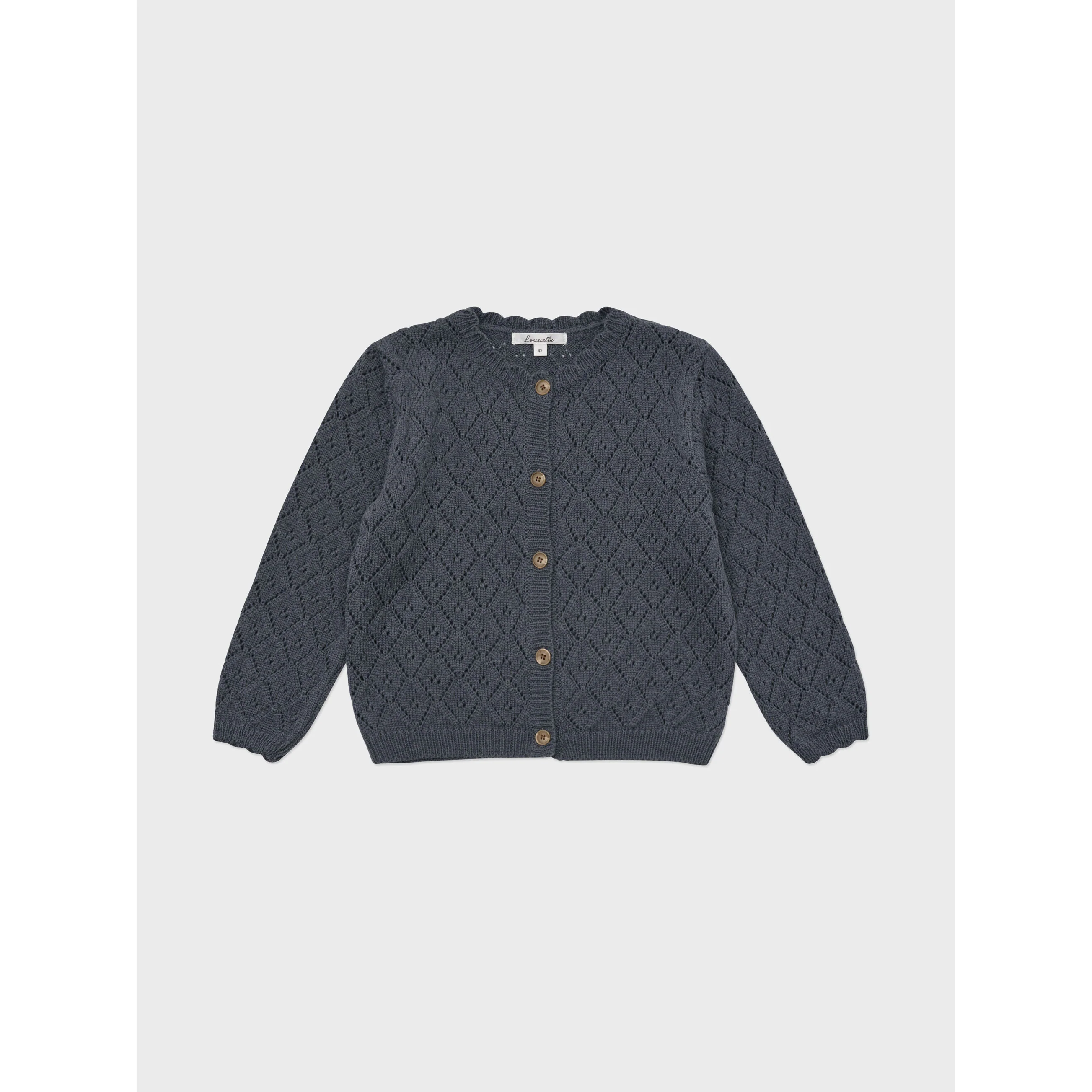 Louisiella Navy Perry Knit Cardigan