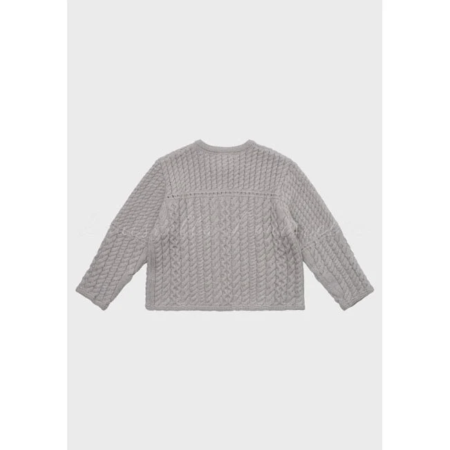 Louisiella Pale Blue Benjamin Knit Cardigan - Image 3