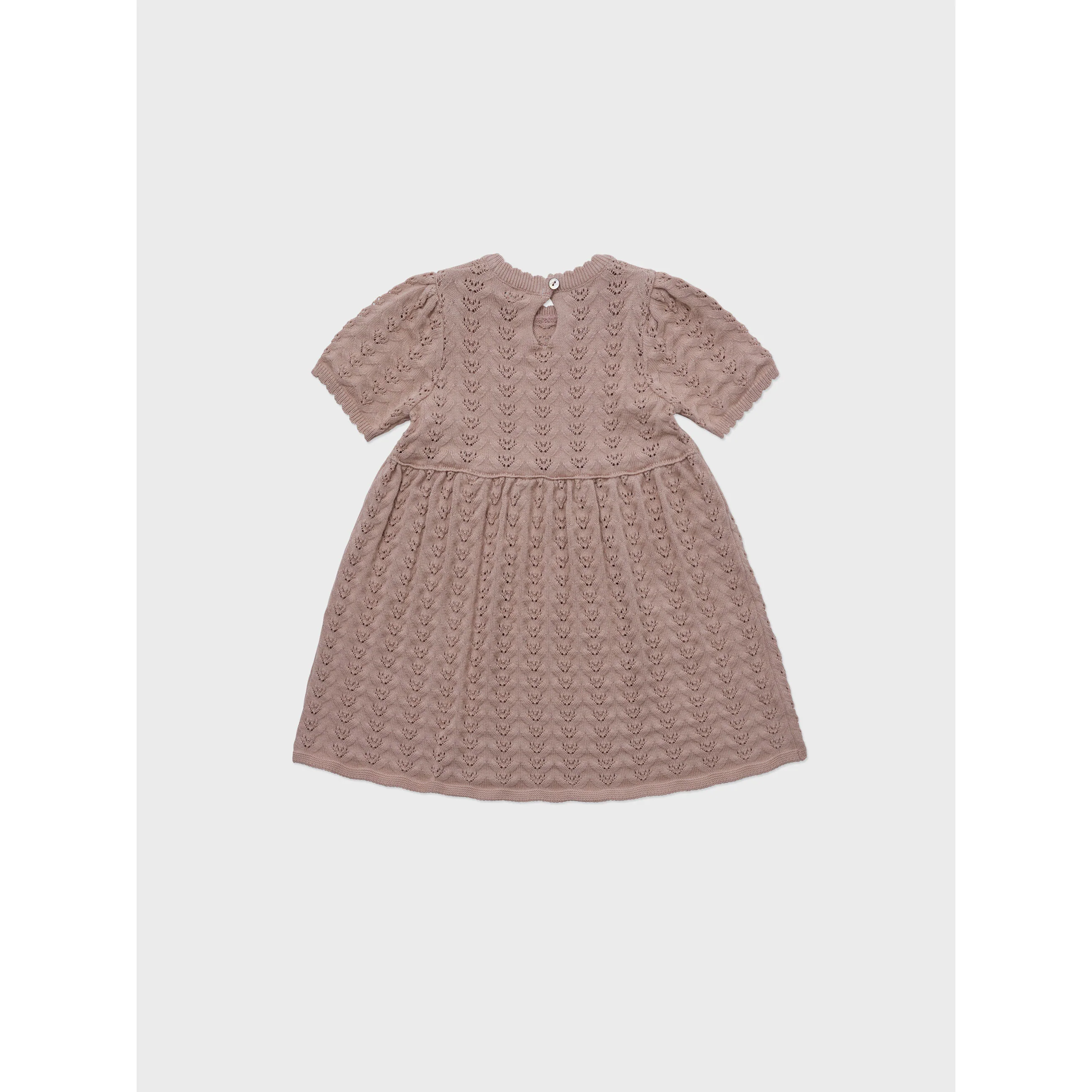 Louisiella Pink Delaney Knit Baby Dress - Image 2