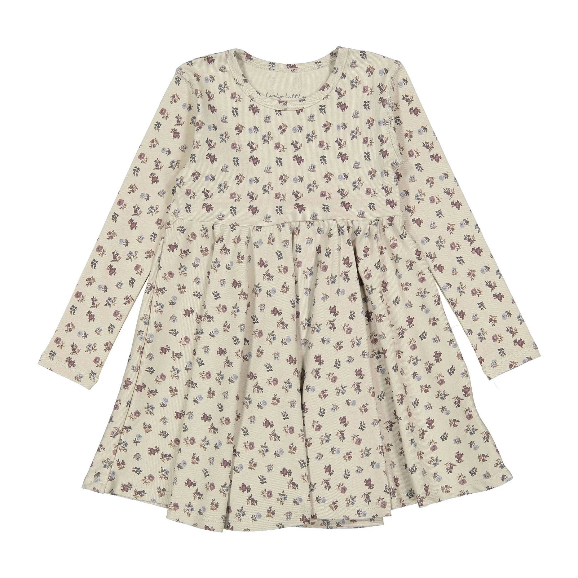 Lovely Littles Printed Long Sleeve Dress - Olivia