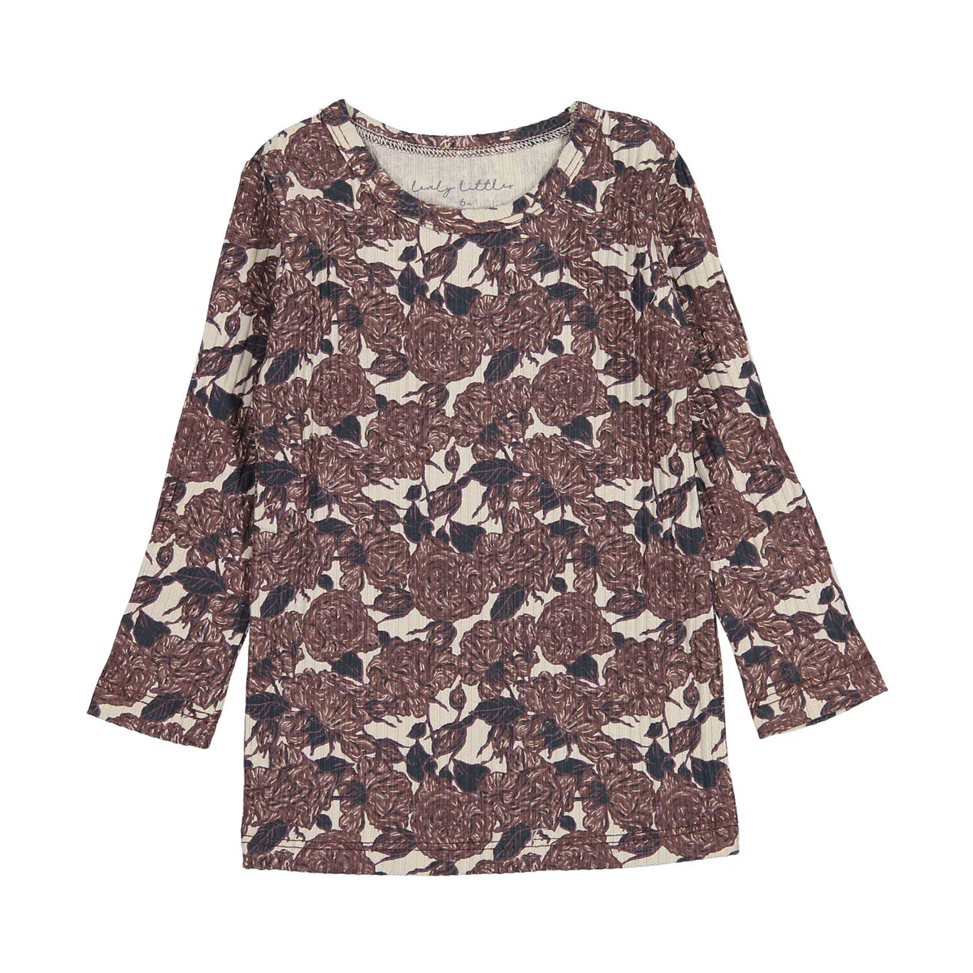 Lovely Littles Printed Long Sleeve Tee - Flora