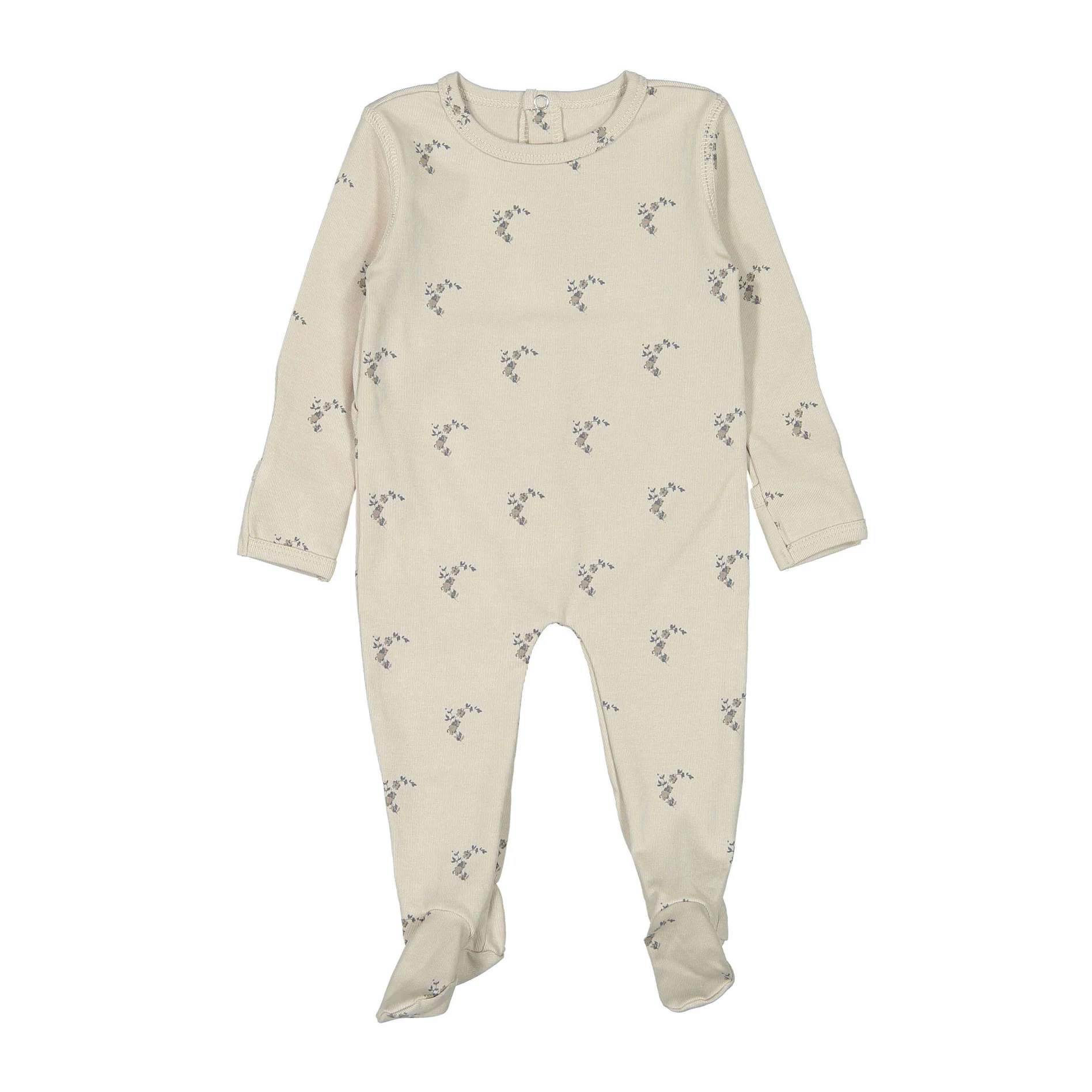 Lovely Littles Printed Romper - Nola Blue