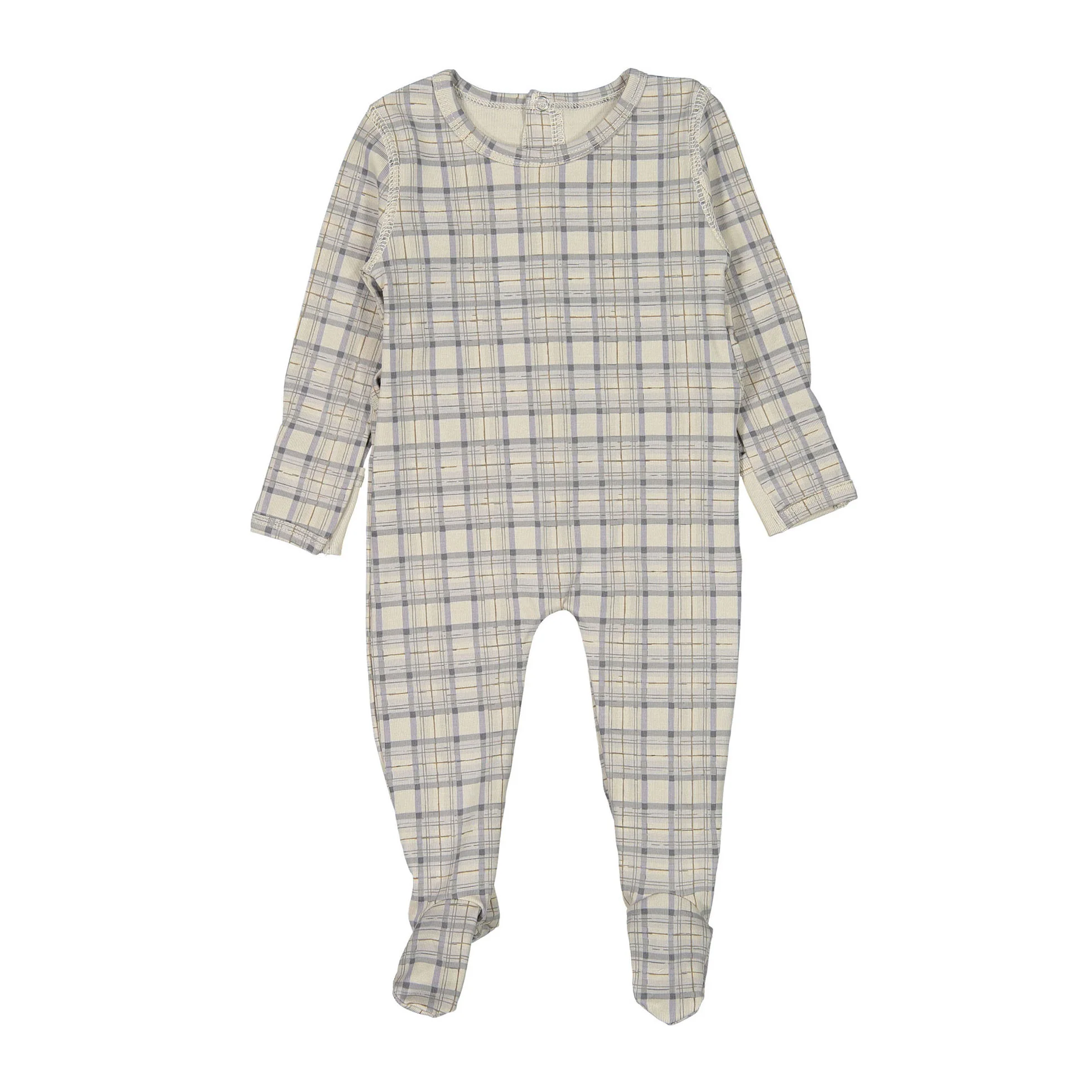 Lovely Littles Printed Romper - Tartan