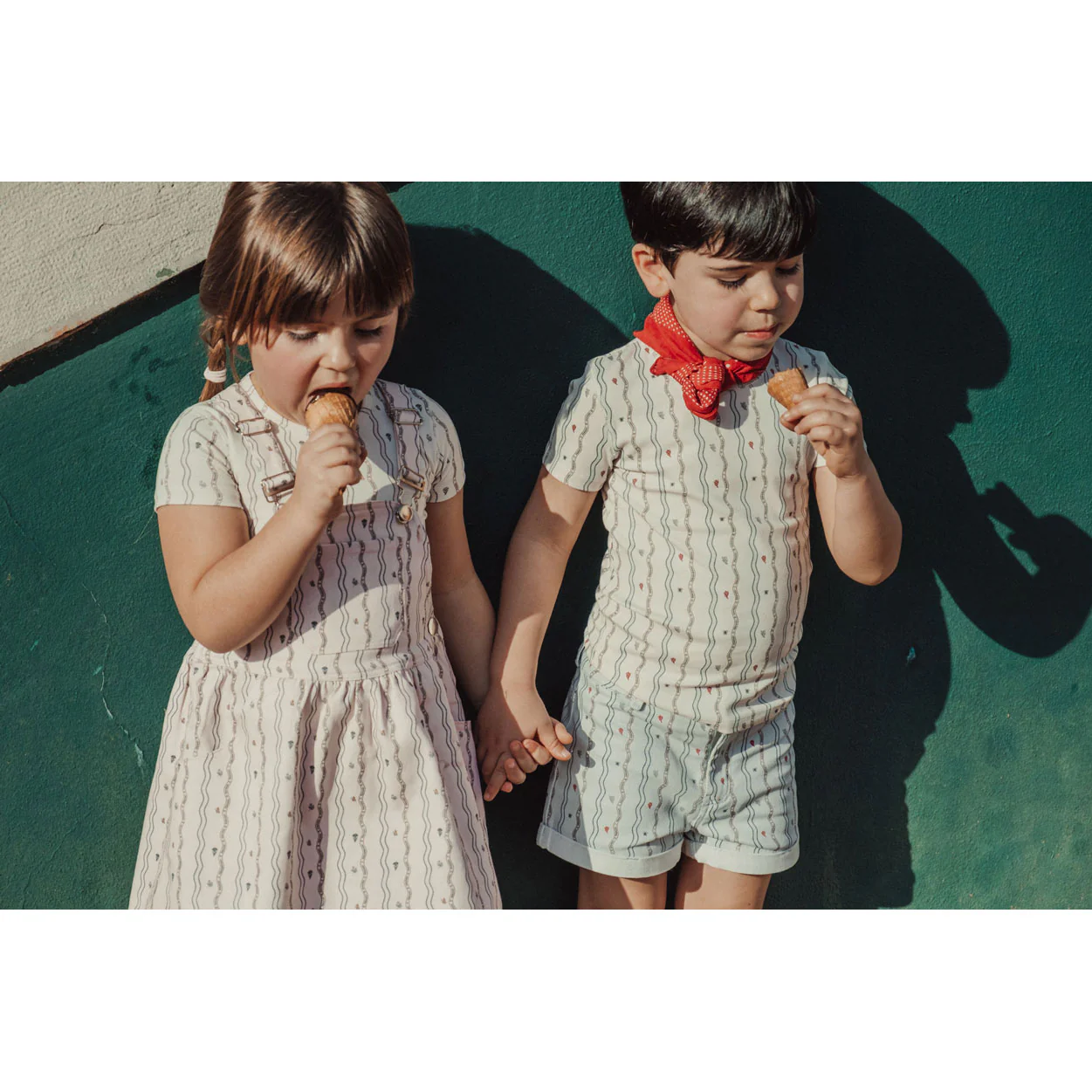 Lovely Littles The Denim Short - Meri Sea - Image 2