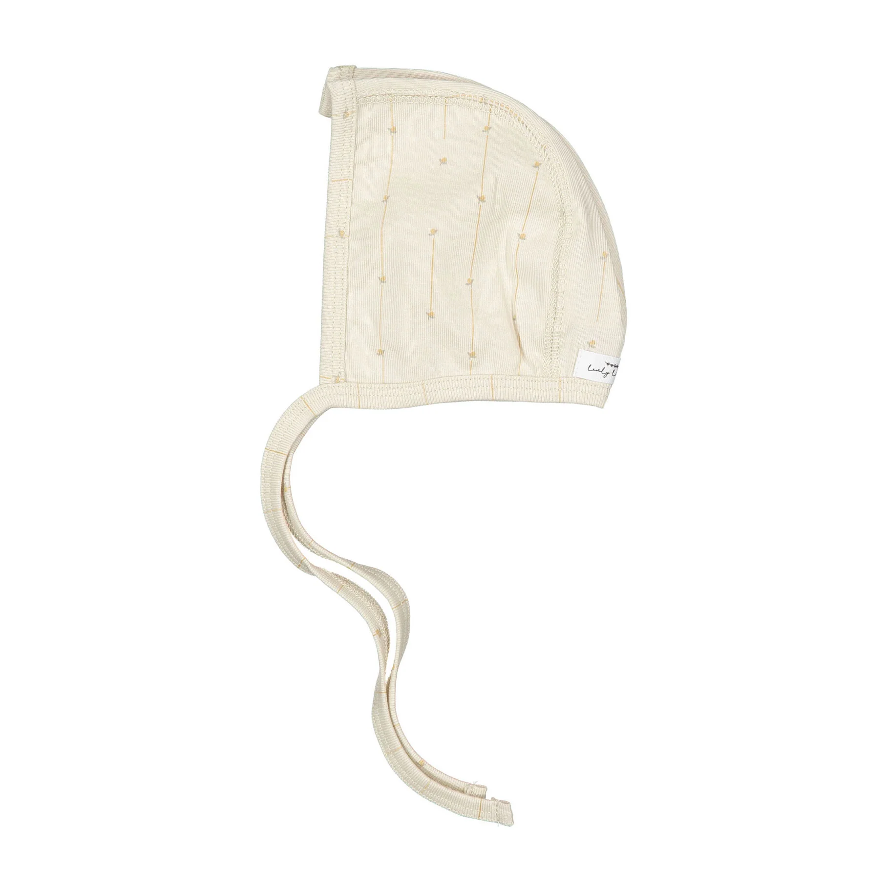 Lovely Littles The Printed Bonnet - Emery Mauve