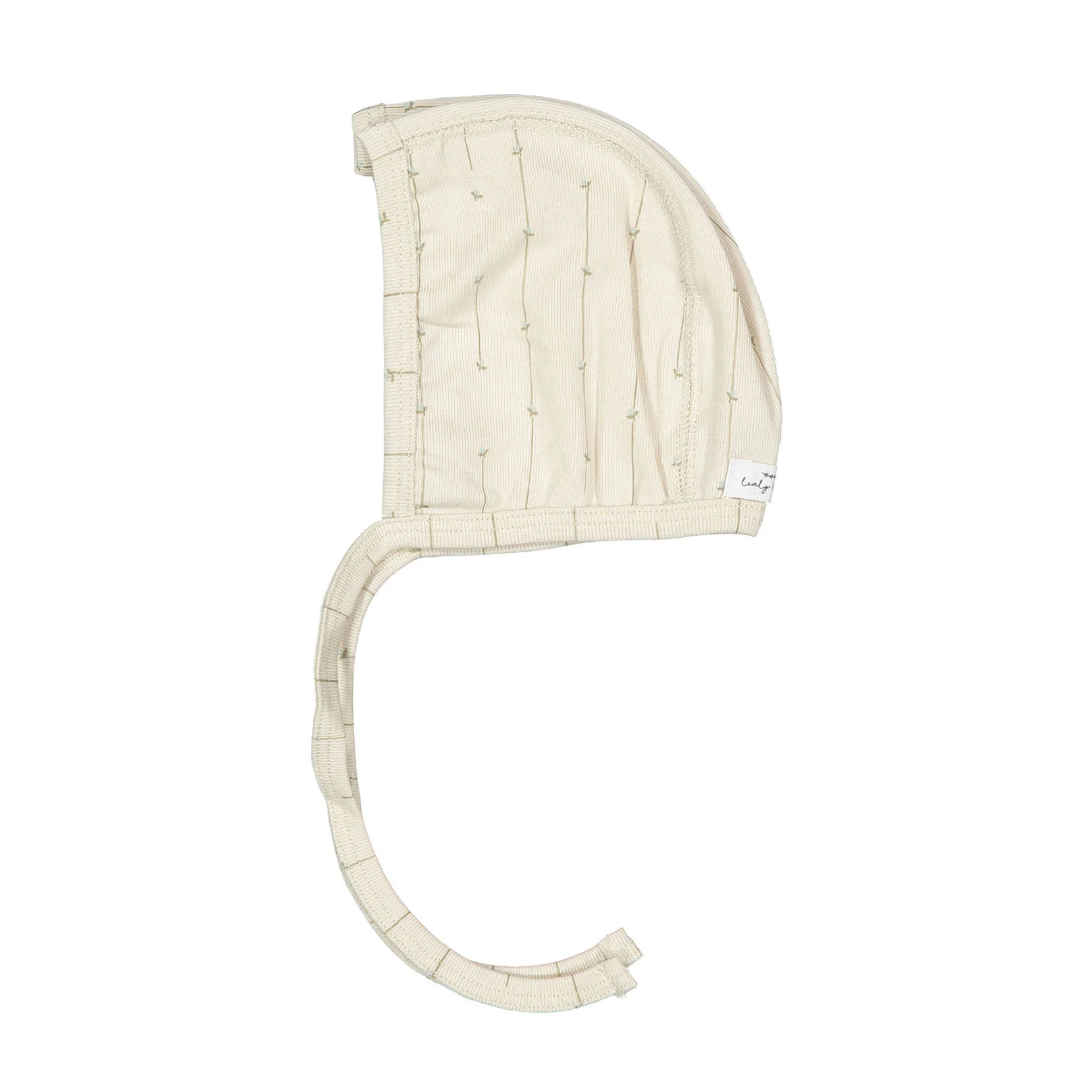 Lovely Littles The Printed Bonnet - Emery Slate