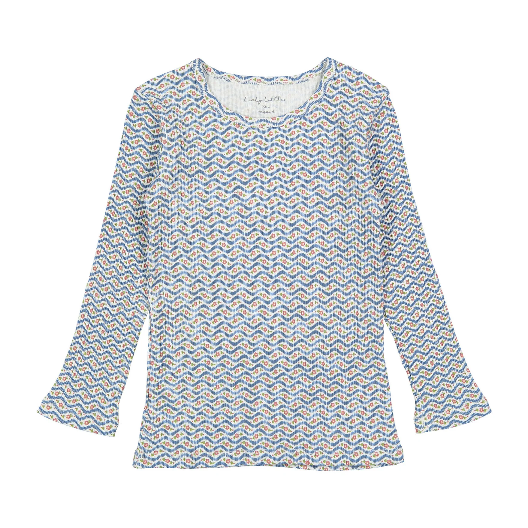 Lovely Littles The Printed Long Sleeve Tee - Elsie Denim