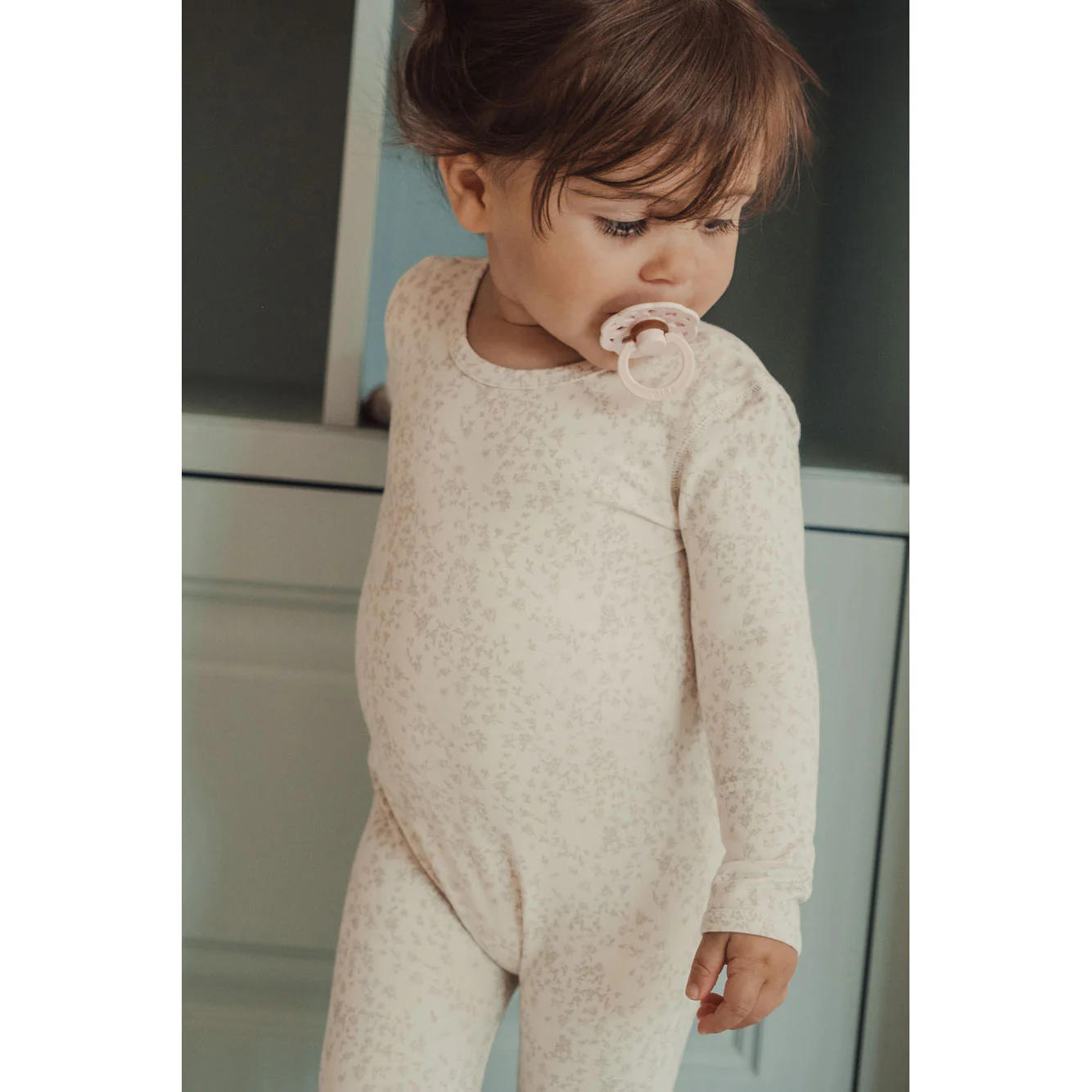 Lovely Littles The Printed Romper + Bonnet- Flutter - Image 2