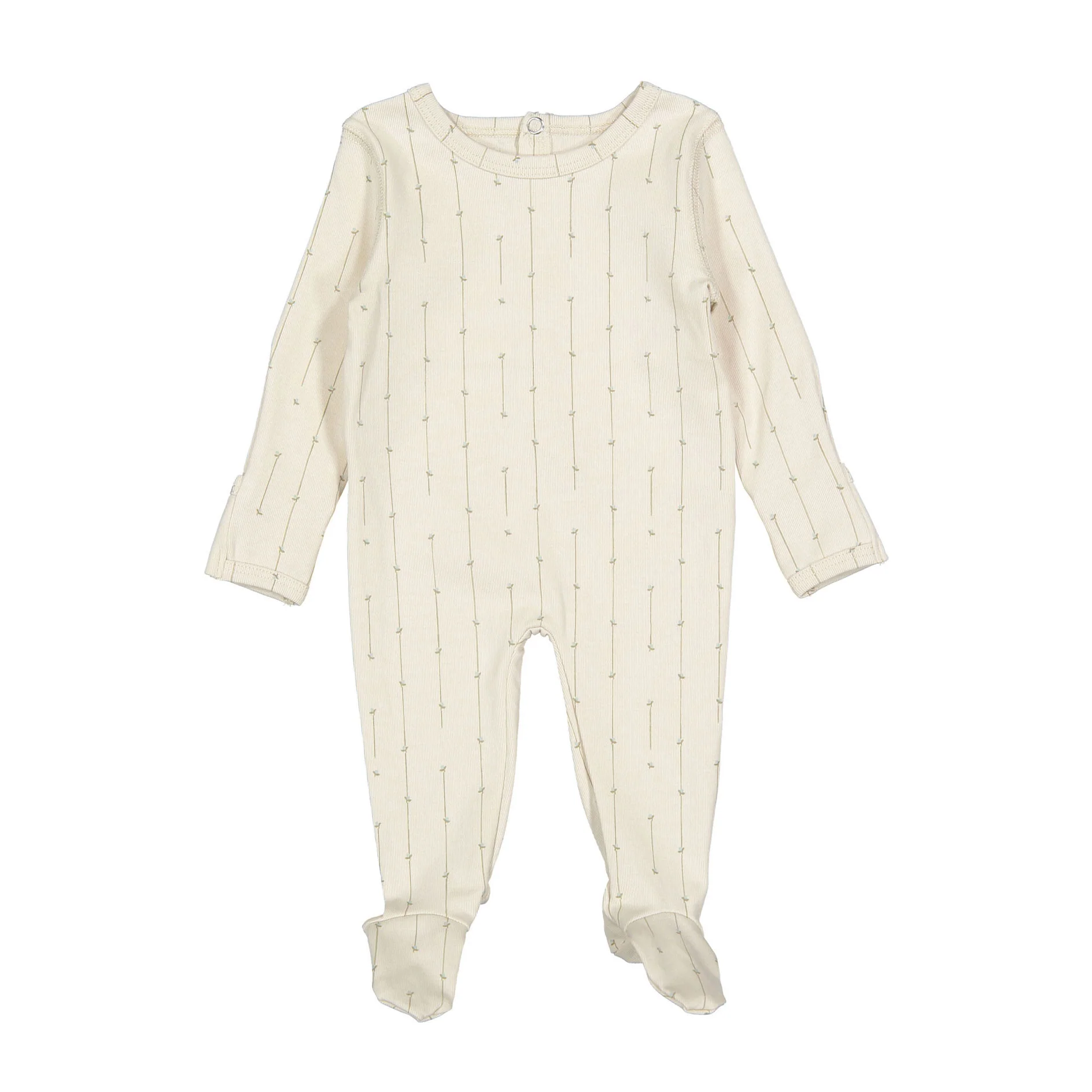 Lovely Littles The Printed Romper - Emery Slate
