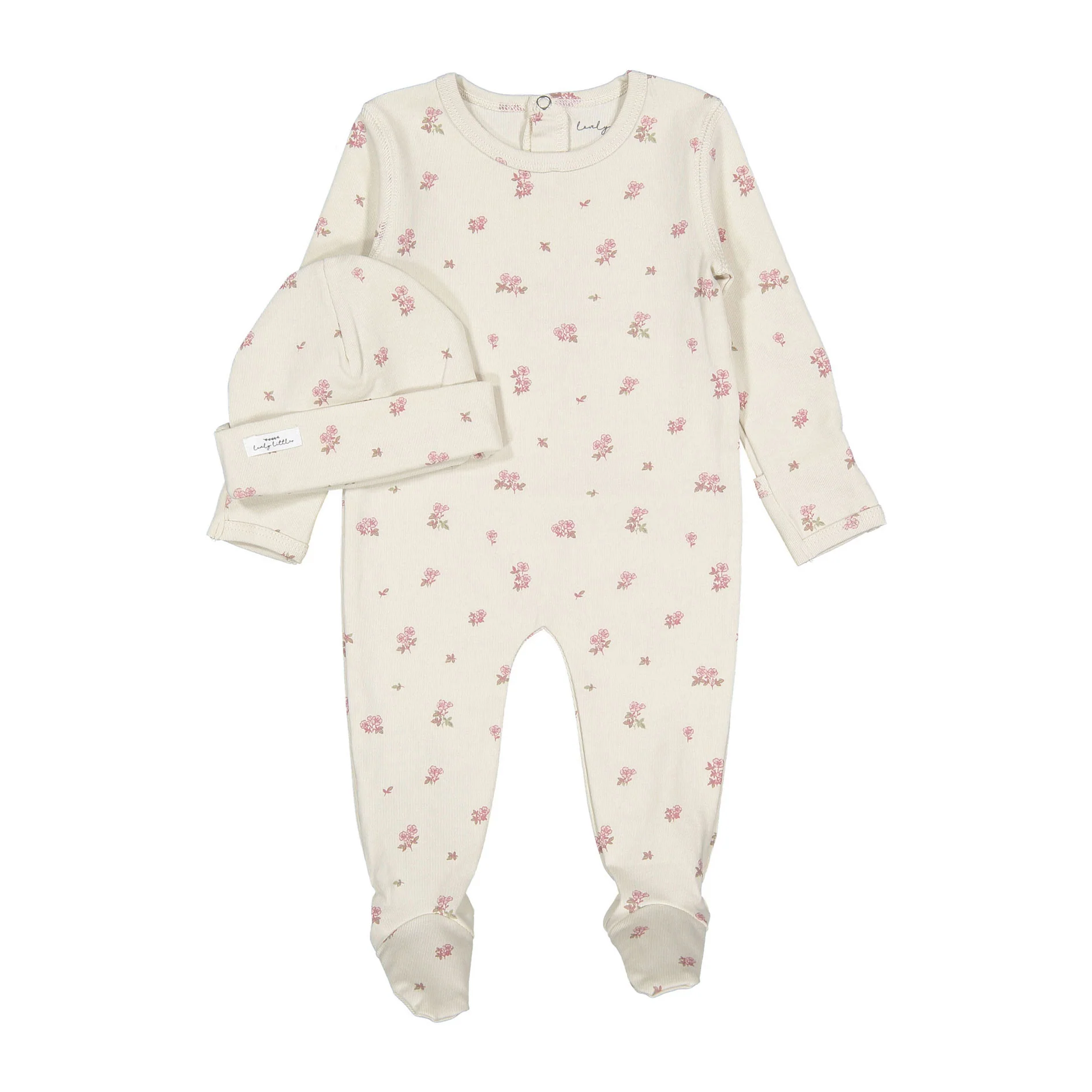 Lovely Littles The Printed Romper + Hat - Azelea